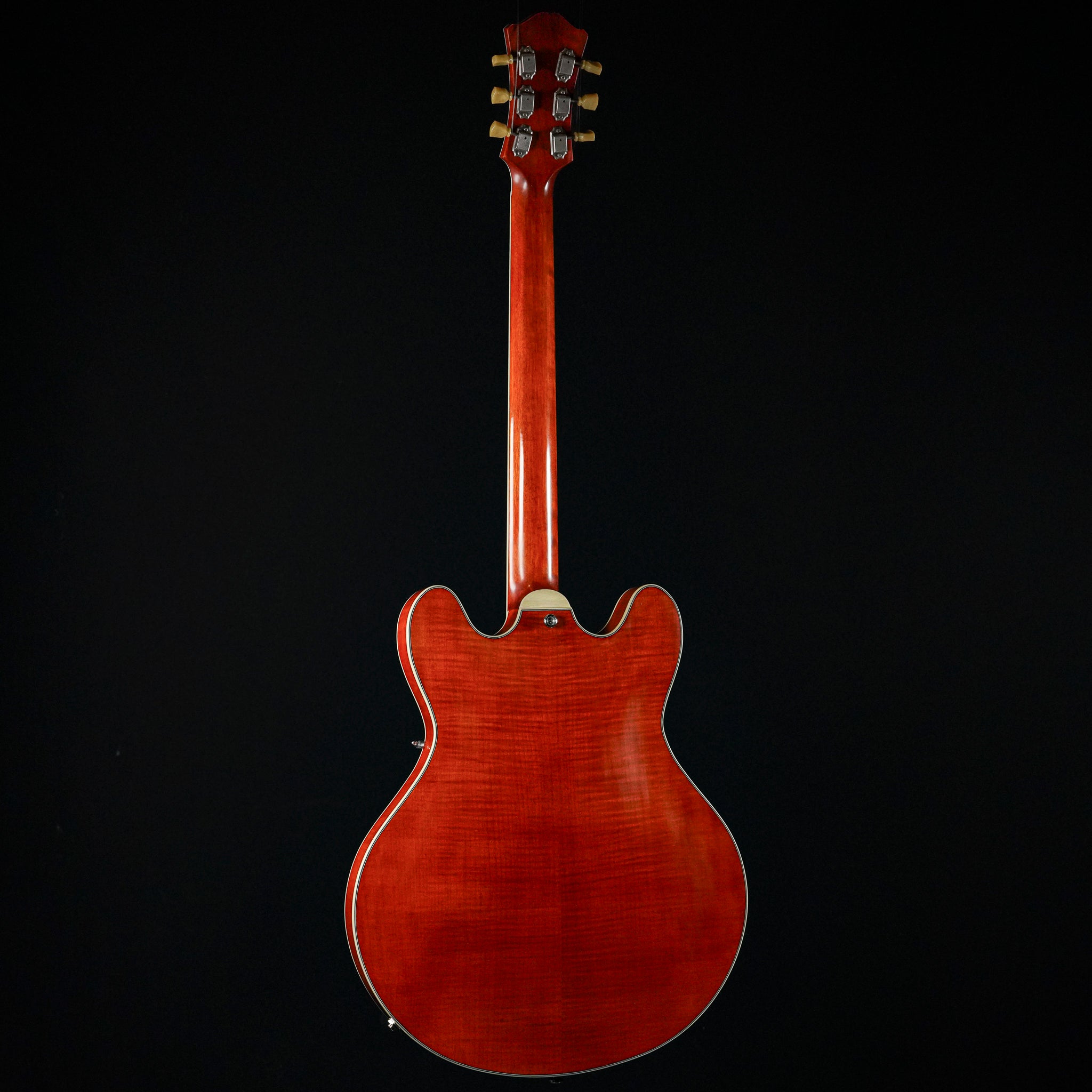 2025 Eastman T59/TV Semi-Hollow Electric Guitar - Amber Burst - Midwood Guitar