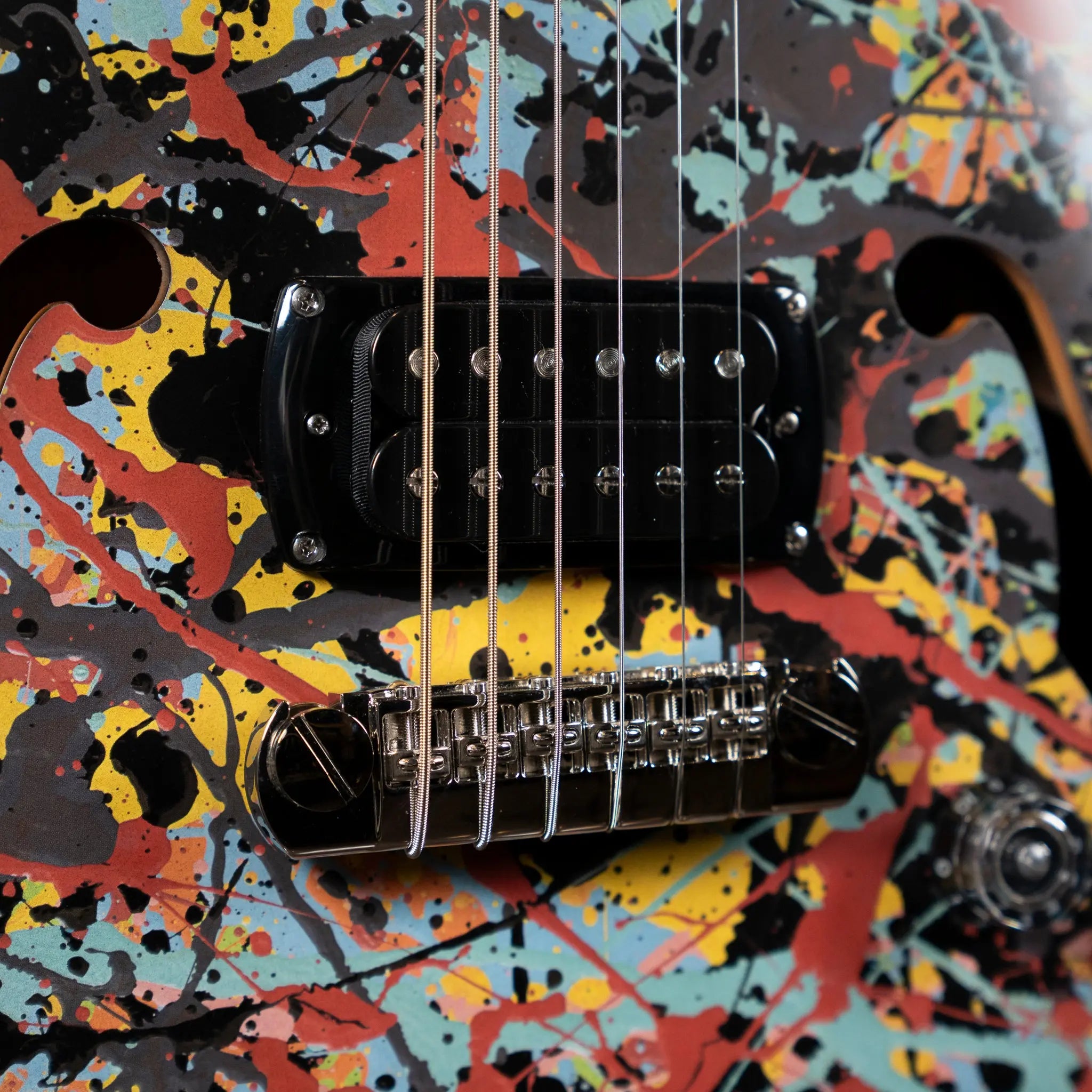 PRS SE Ed Sheeran “Cosmic Splash” Limited Edition – Hollowbody I Piezo Baritone - Midwood Guitar
