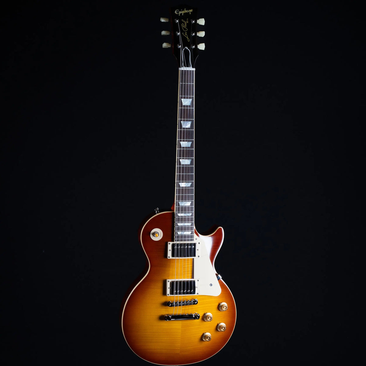 Epiphone Inspired by Gibson Custom 1959 Les Paul Standard - Golden Poppy Burst - Midwood Guitar