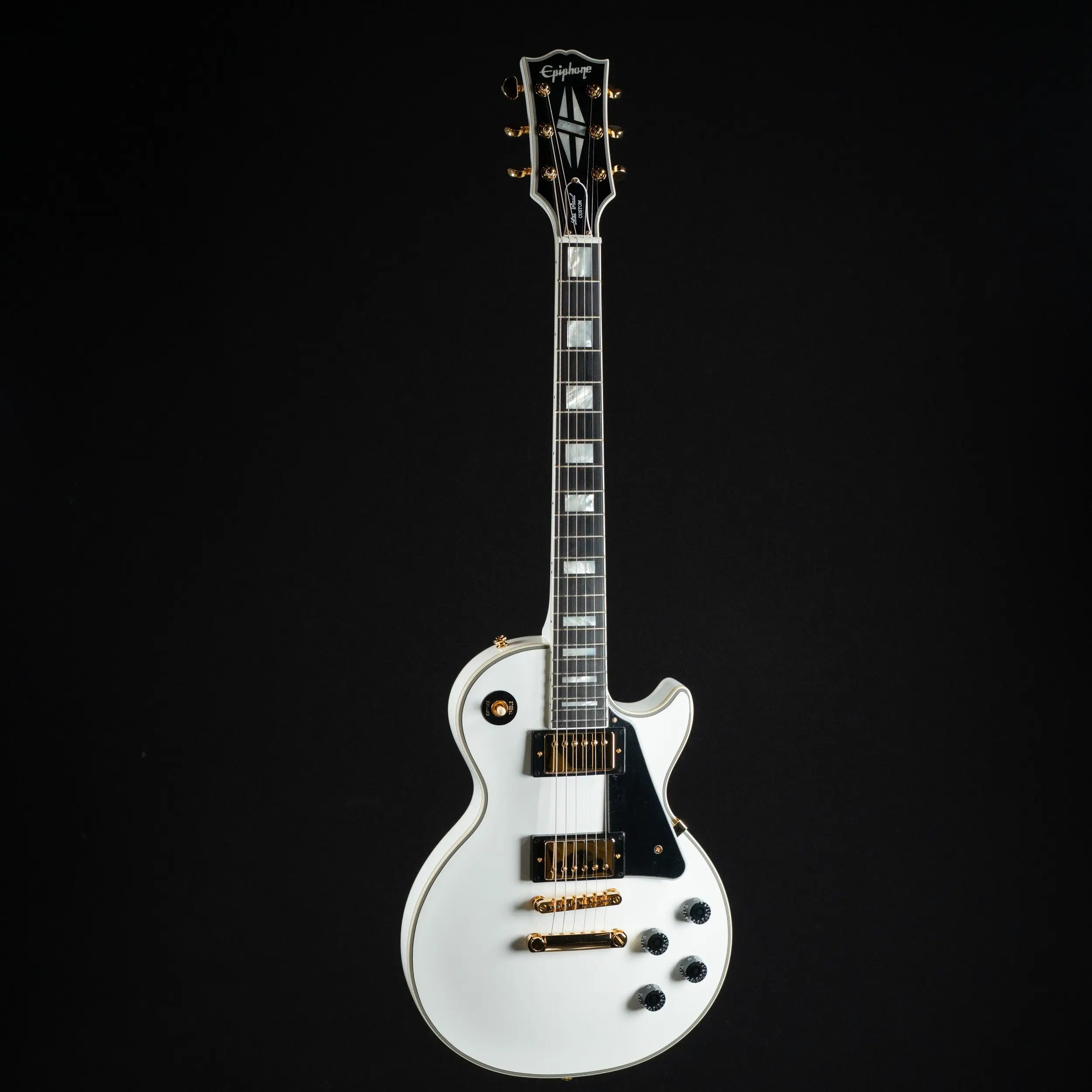 Epiphone Inspired by Gibson Custom Les Paul Custom - Alpine White Epiphone