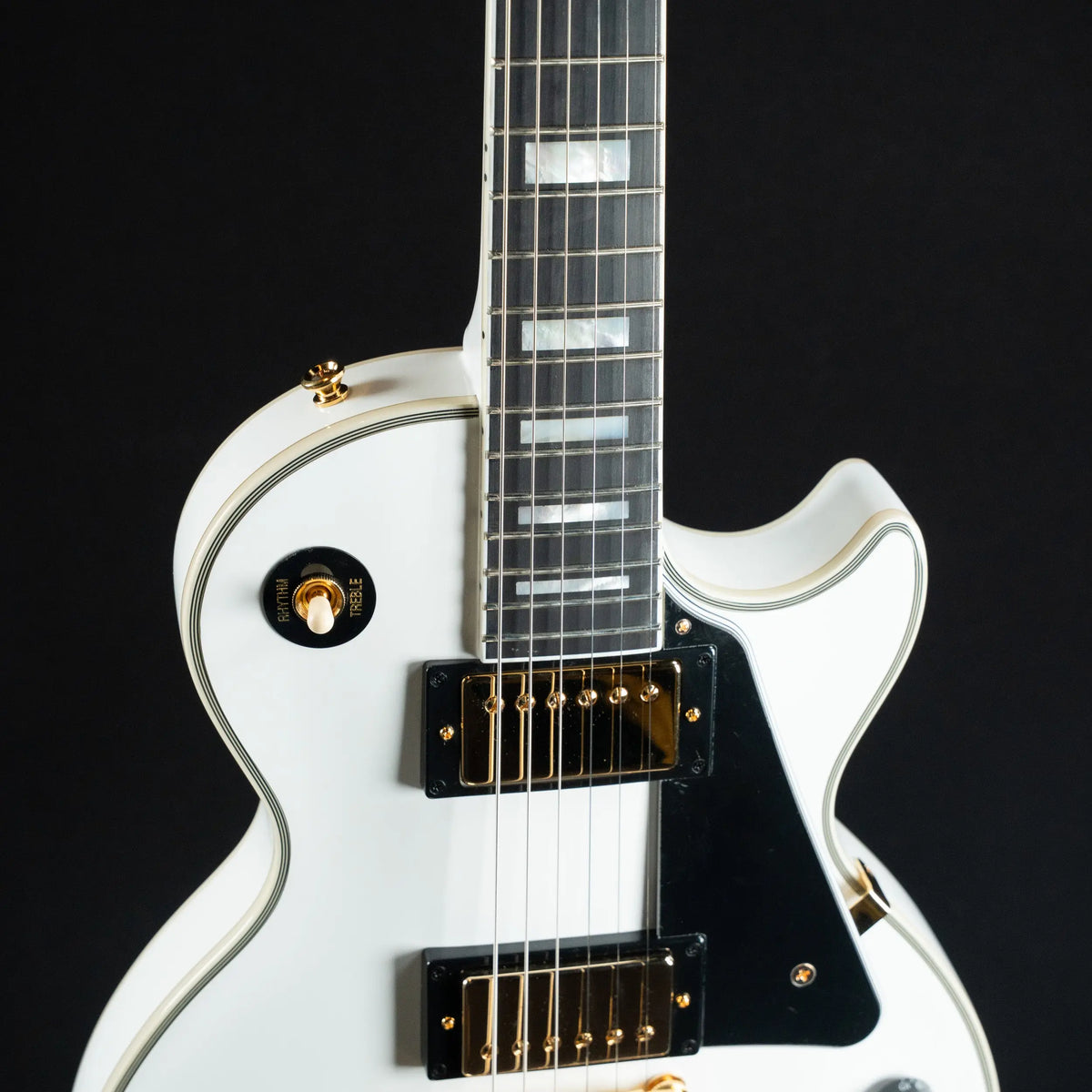 Epiphone Inspired by Gibson Custom Les Paul Custom - Alpine White Epiphone