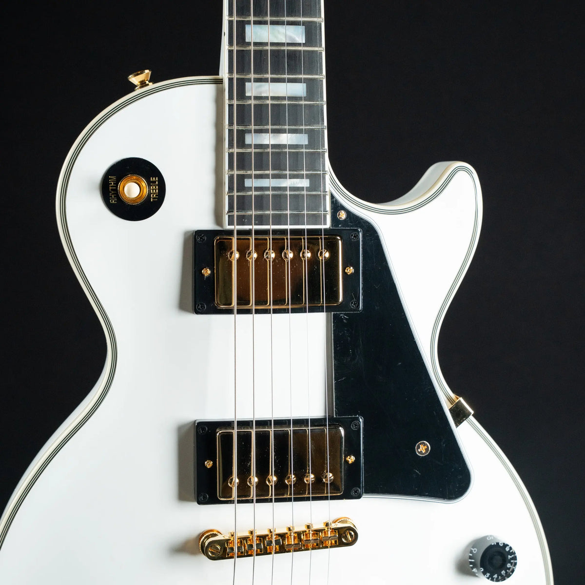 Epiphone Inspired by Gibson Custom Les Paul Custom - Alpine White Epiphone
