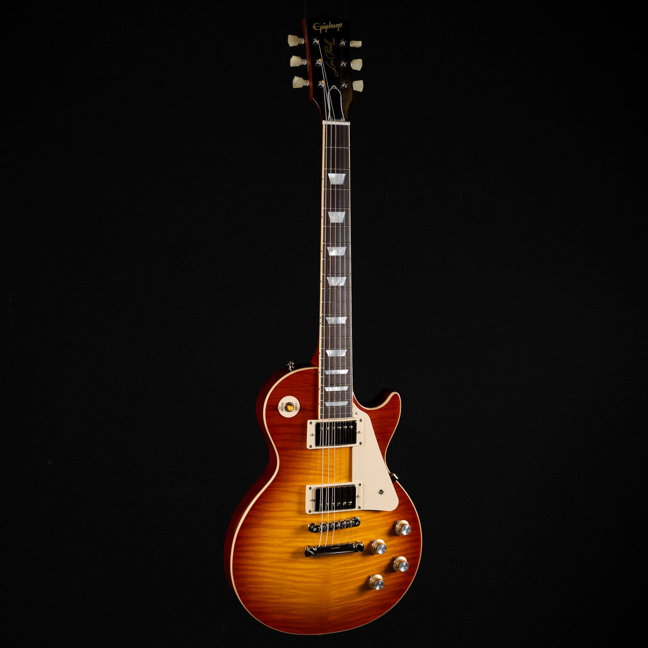 Epiphone Inspired by Gibson Custom Shop 1960 Les Paul Standard Reissue Electric Guitar - Iced Tea #4631