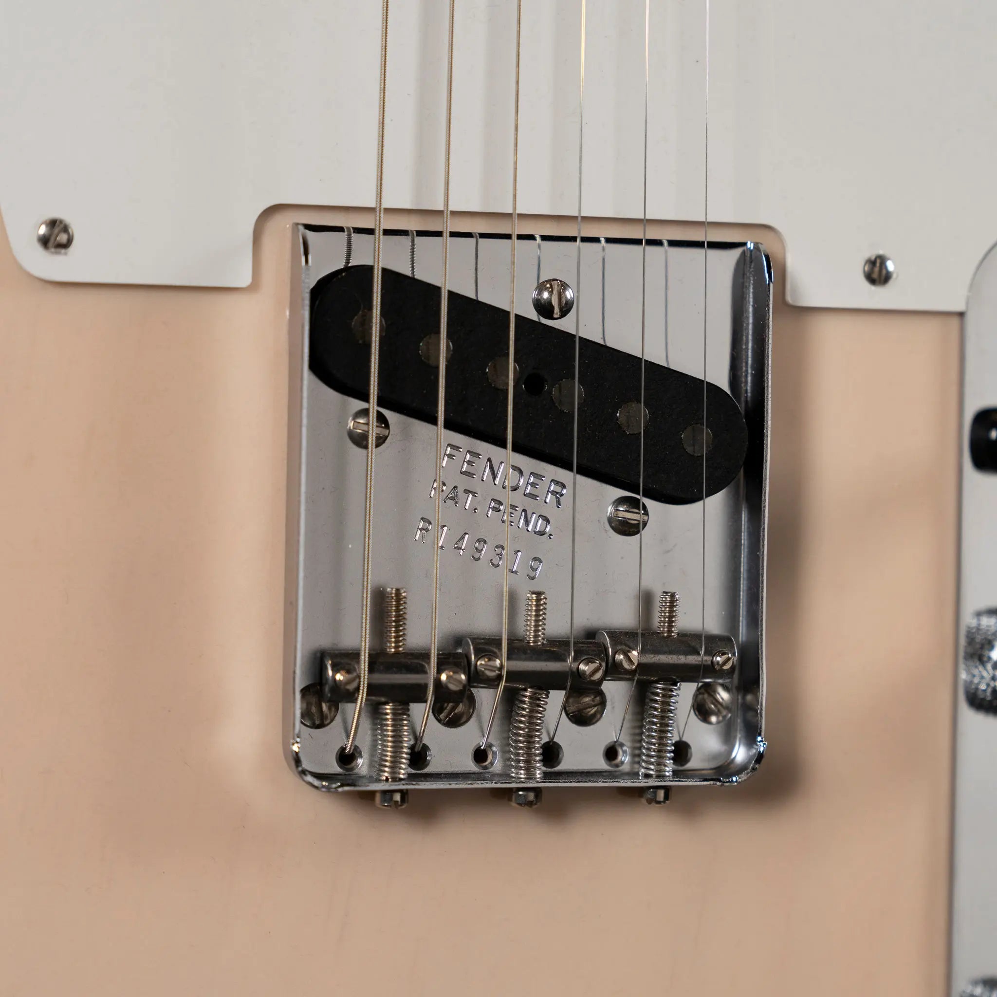 Fender Custom Shop 1950 Pine Esquire - Time Capsule Aged White Blonde - Midwood Guitar