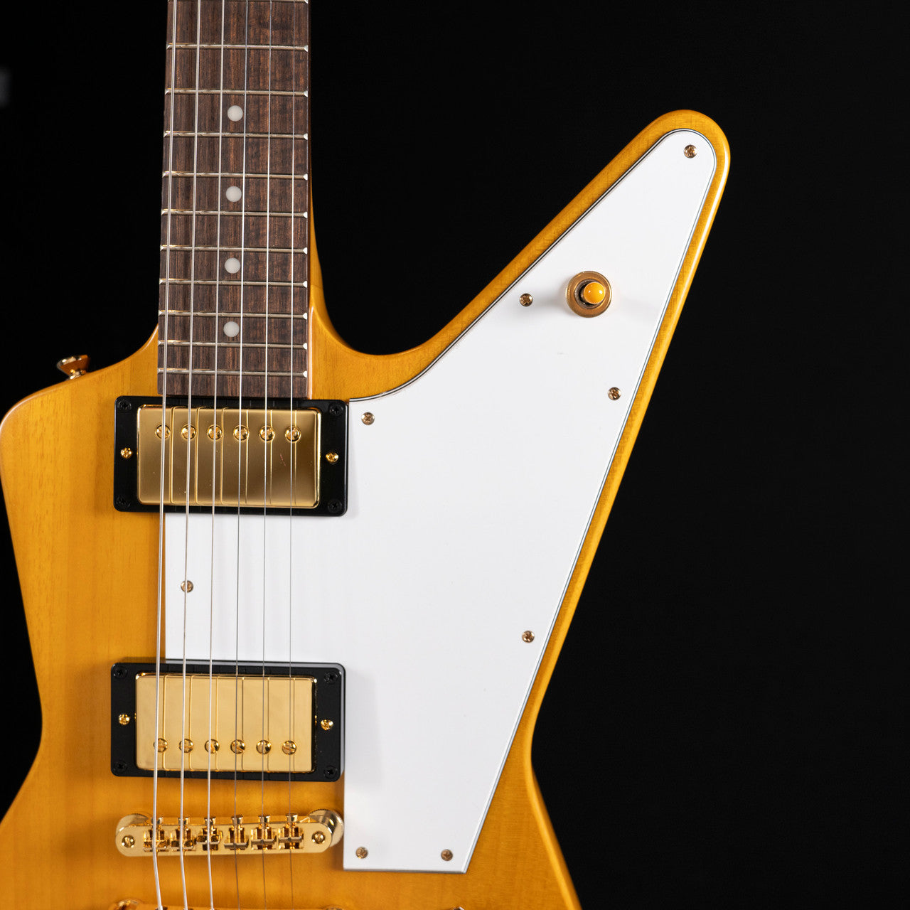 Epiphone 1958 Korina Explorer w/ White Pickguard - Aged Natural