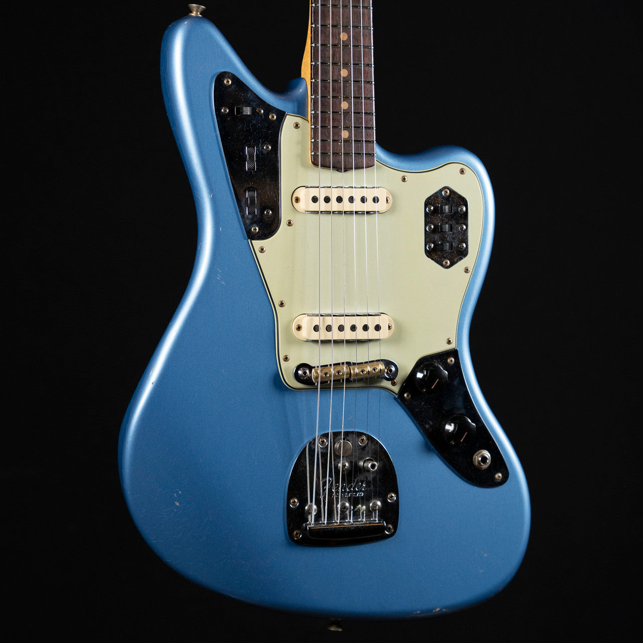 Fender Custom Shop 1964 Reissue Journeyman Jaguar - Faded/Aged Lake Placid Blue