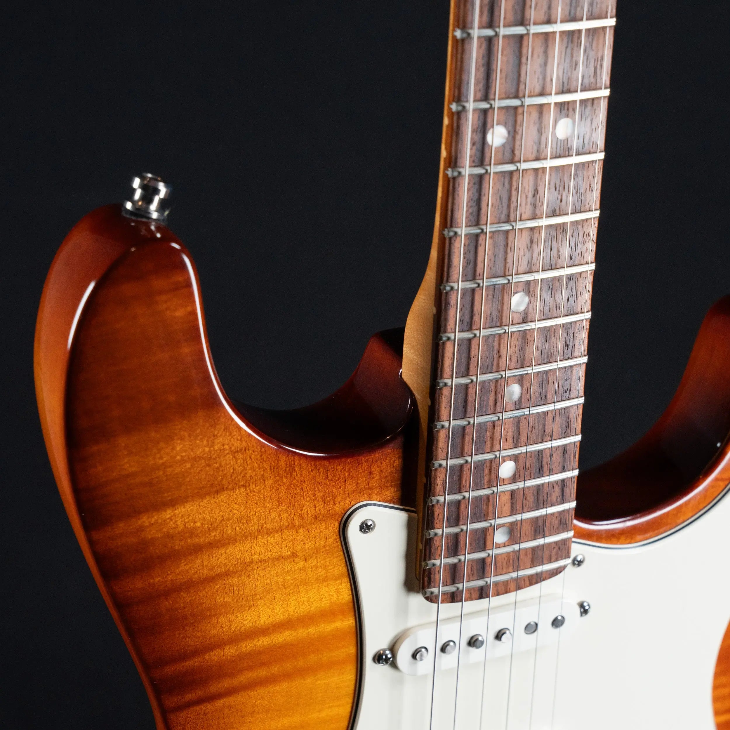 2012 Fender American Select Stratocaster Flame Maple HSS - Antique Sunburst | Preowned Fender