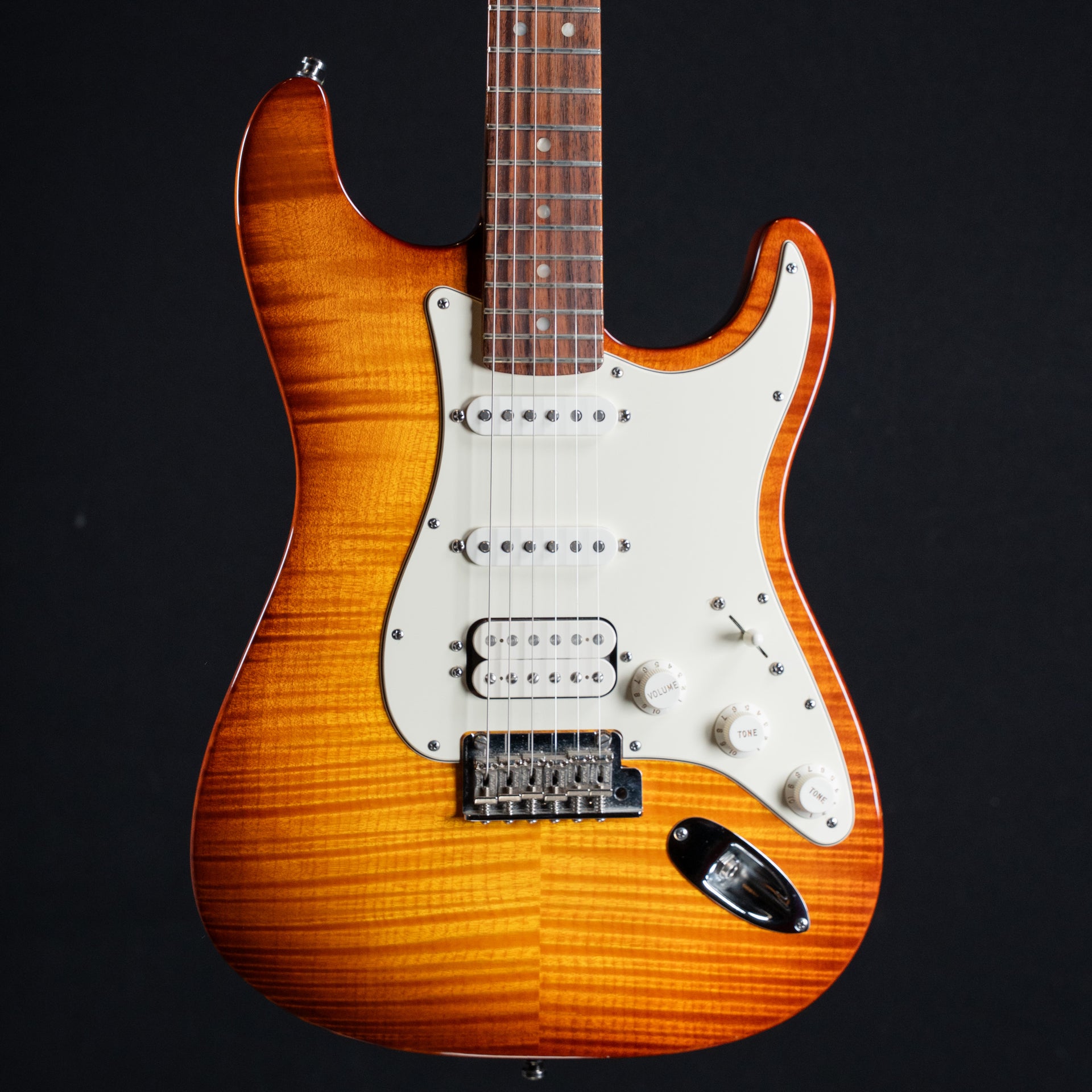 2012 Fender American Select Stratocaster Flame Maple HSS - Antique Sunburst | Preowned