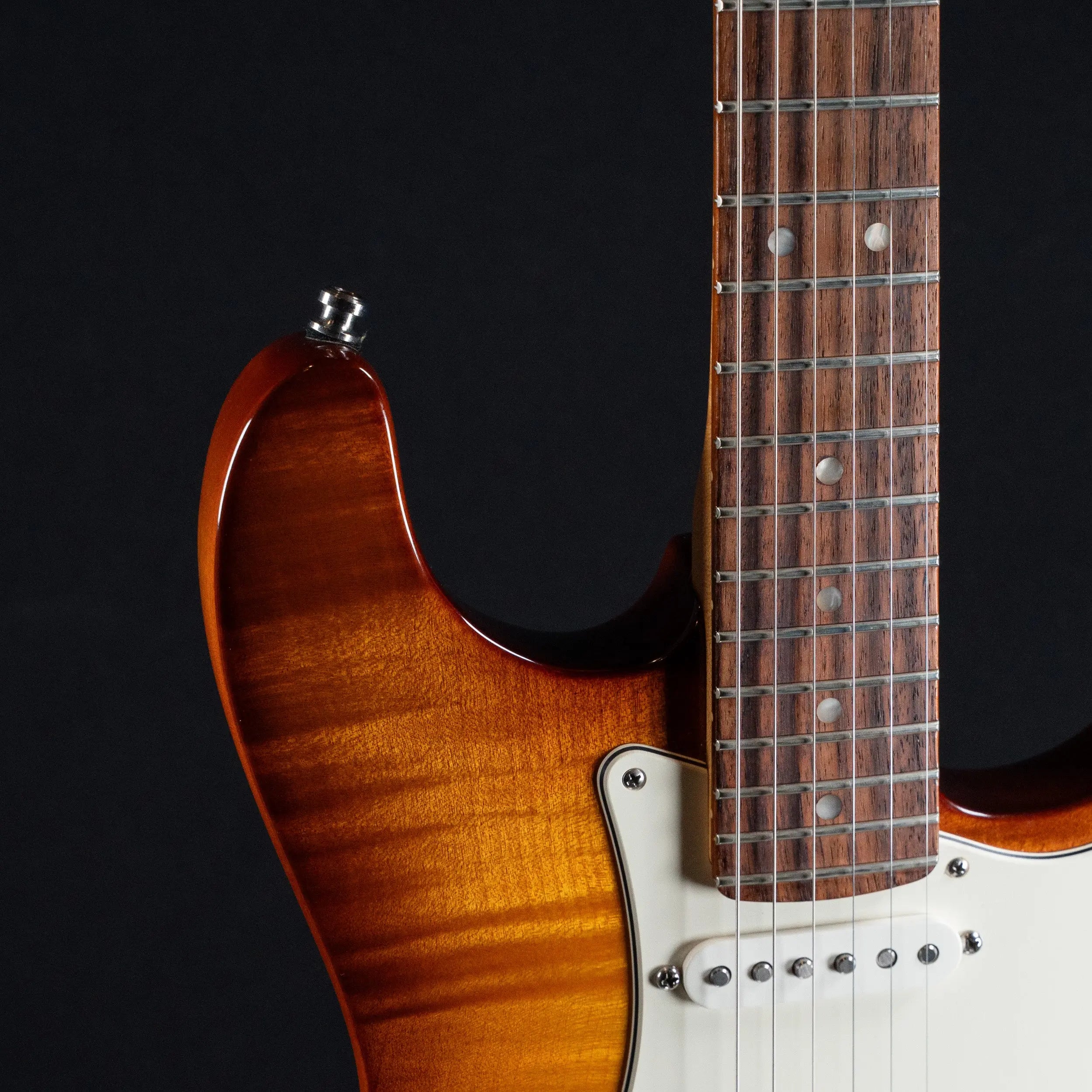 2012 Fender American Select Stratocaster Flame Maple HSS - Antique Sunburst | Preowned Fender