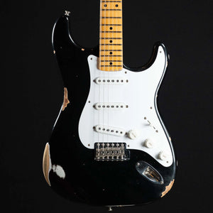 2024 Fender Custom Shop Limited Fat 1954 Stratocaster Relic Aged Black | Preowned