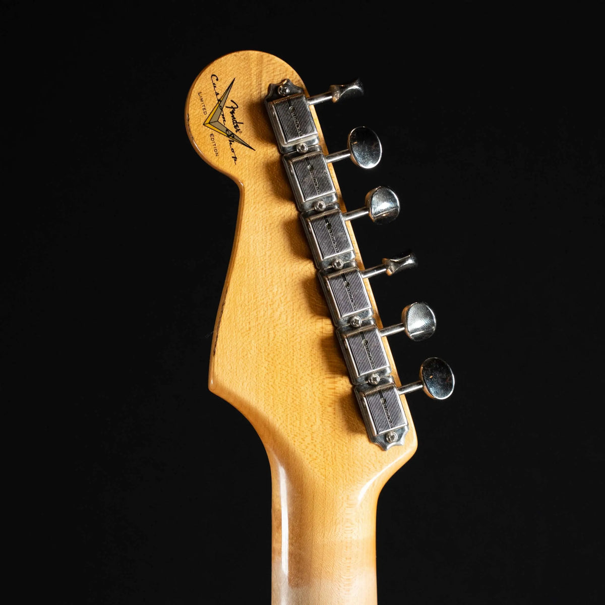 2024 Fender Custom Shop Limited Fat 1954 Stratocaster Relic Aged Black | Preowned - Midwood Guitar