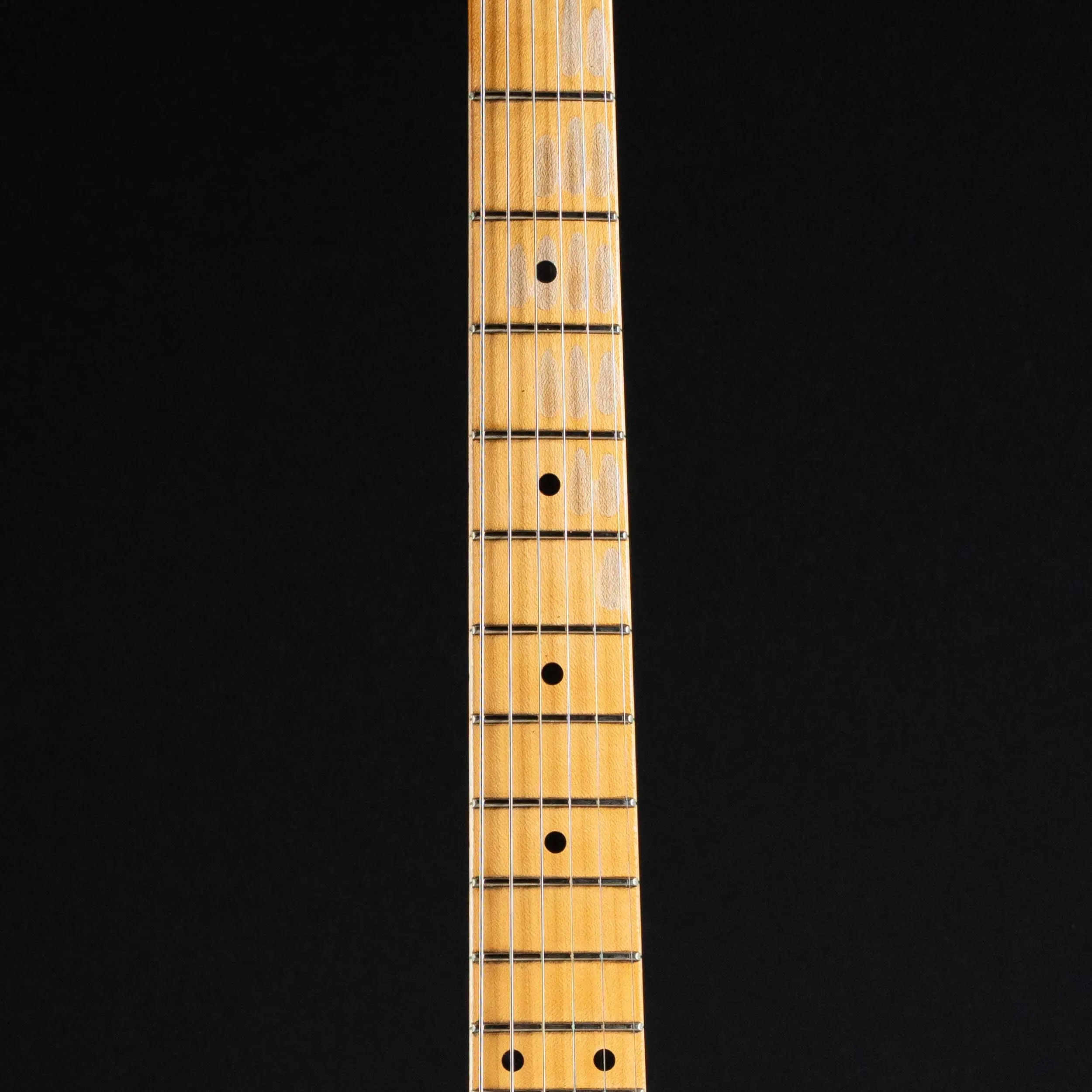 2024 Fender Custom Shop Limited Fat 1954 Stratocaster Relic Aged Black | Preowned - Midwood Guitar