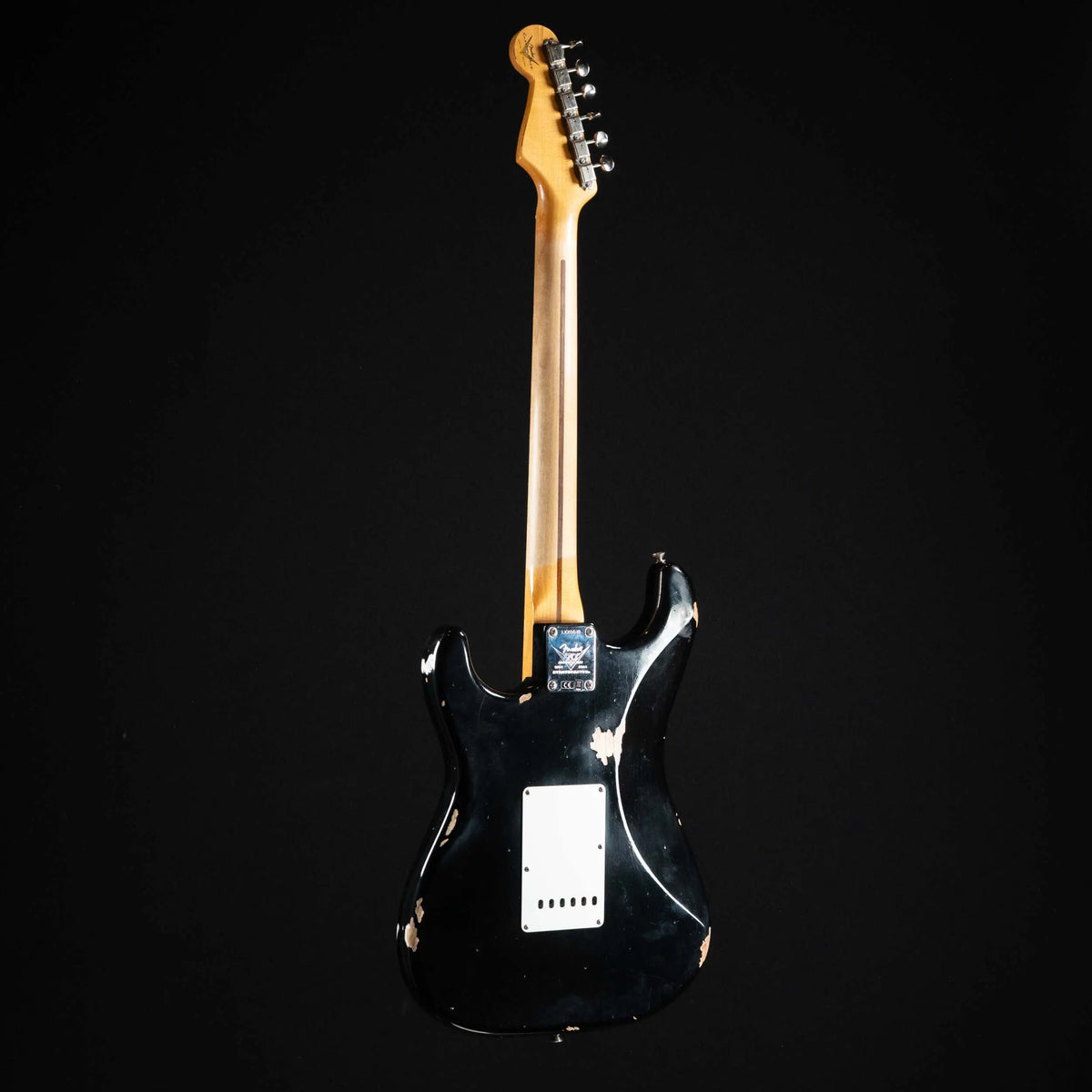 2024 Fender Custom Shop Limited Fat 1954 Stratocaster Relic Aged Black | Preowned - Midwood Guitar