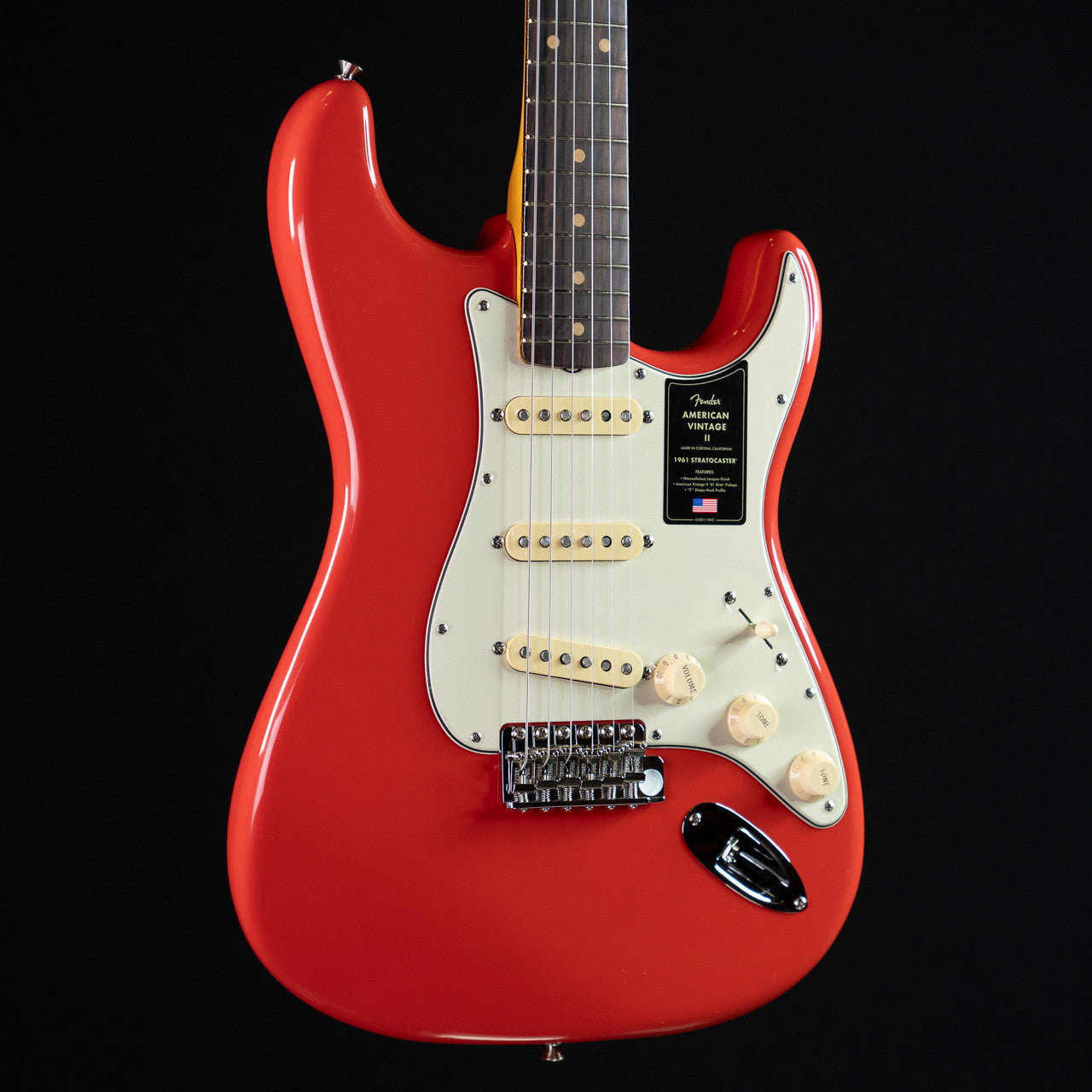 Fender American Vintage II '61 Stratocaster - Fiesta Red #8184