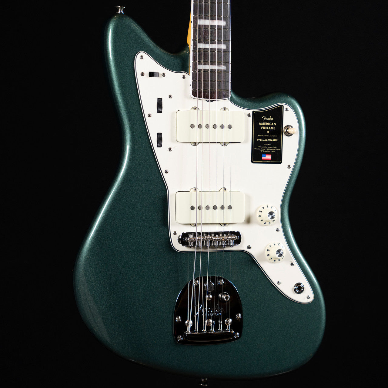 Fender American Vintage II 1966 Jazzmaster - Sherwood Green Metallic
