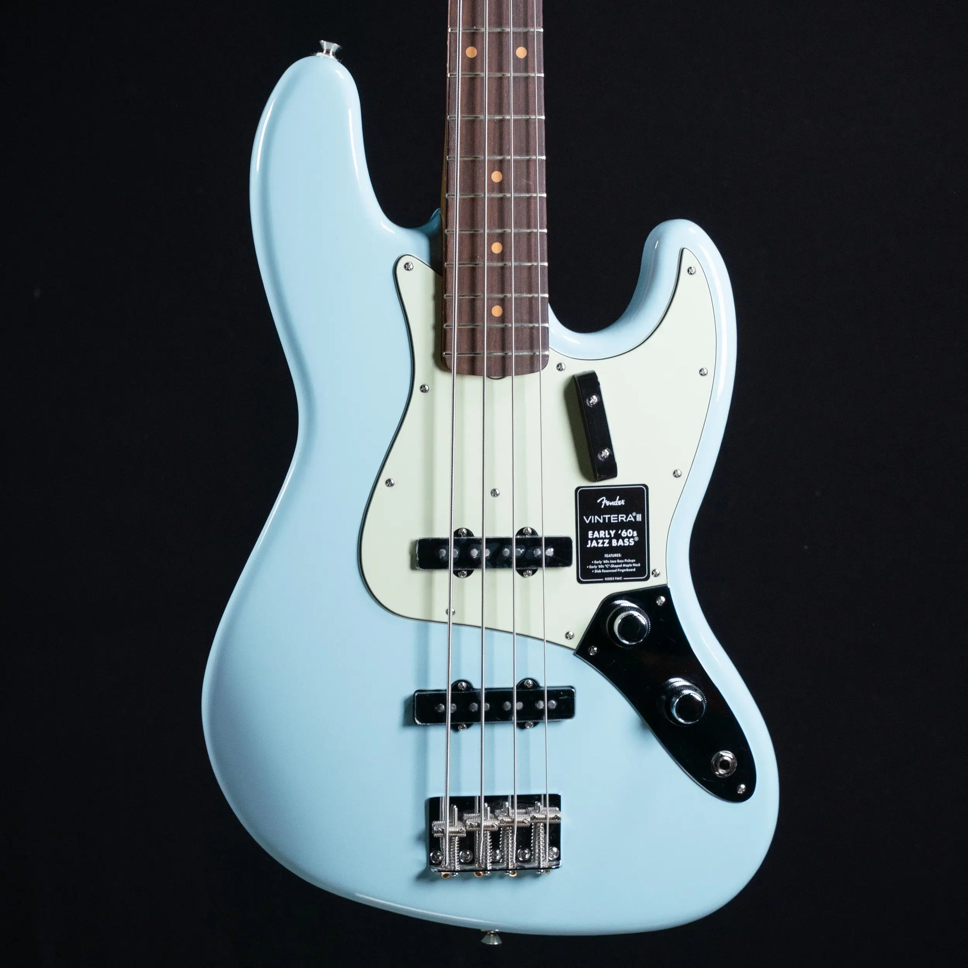 Fender Vintera III Early 60's Jazz Bass - Sonic Blue Fender