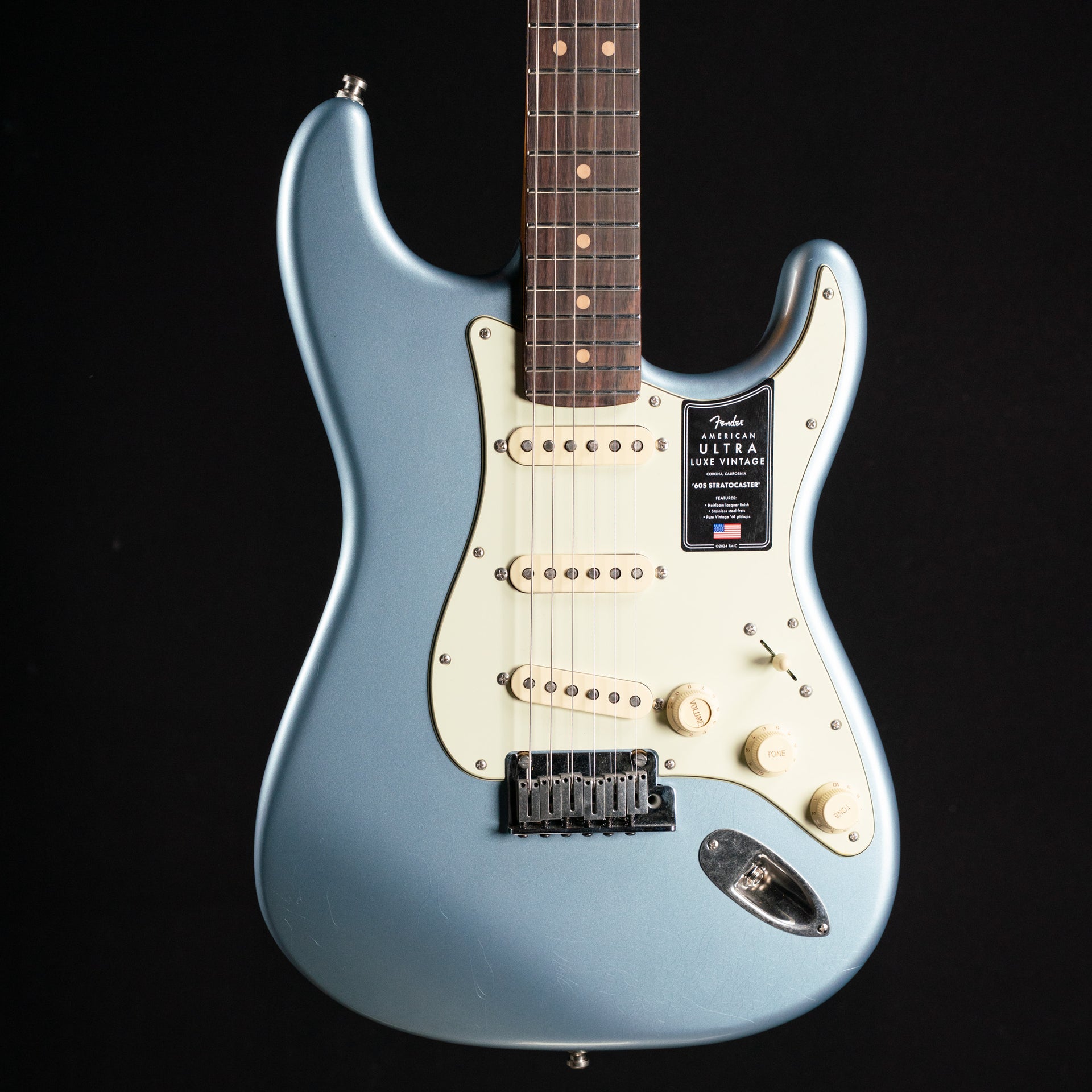 Fender American Ultra Luxe Vintage '60s Stratocaster - Ice Blue Metallic