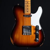 2023 Fender Custom Shop Double Esquire Relic - Two-Tone Sunburst | Preowned Fender Custom Shop