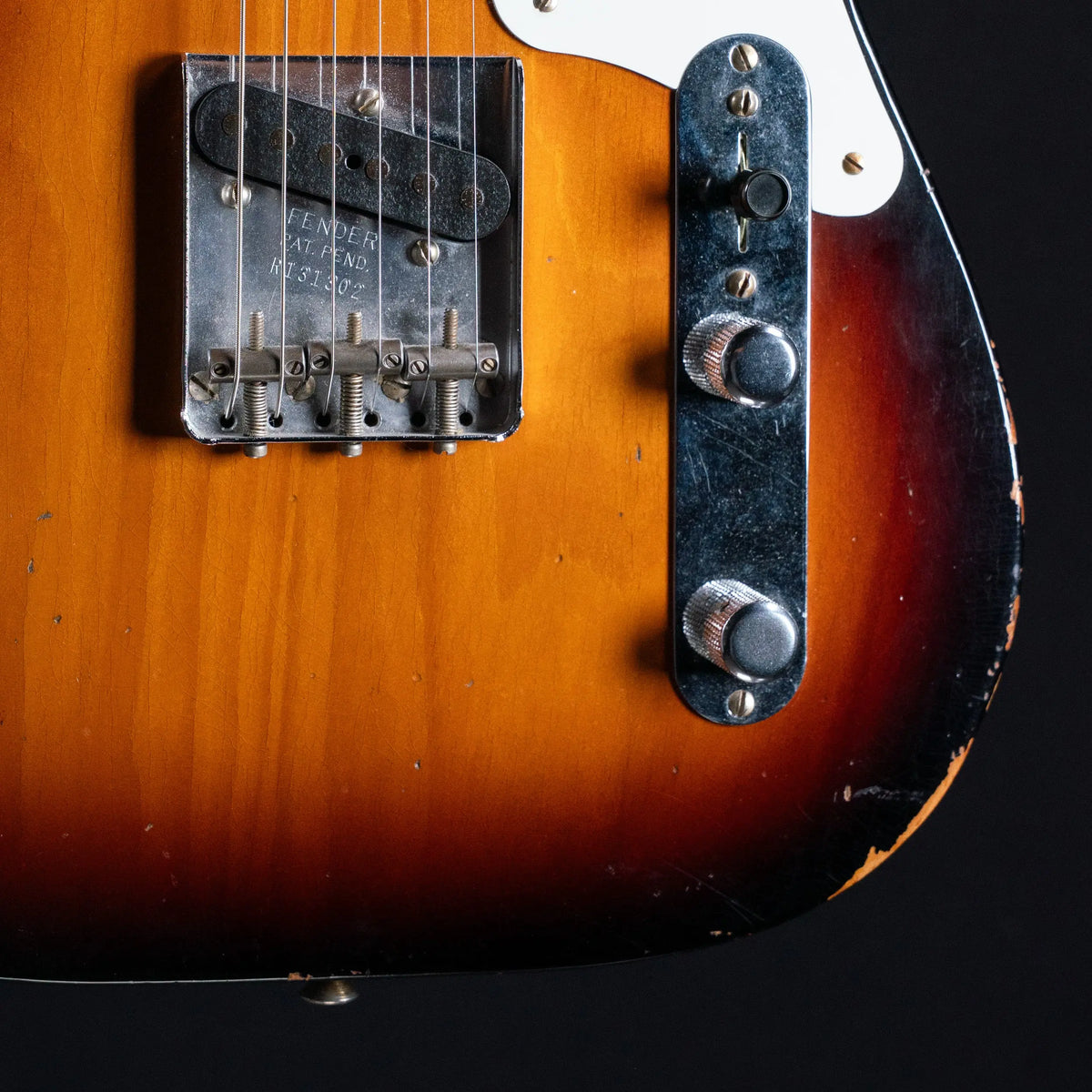2023 Fender Custom Shop Double Esquire Relic - Two-Tone Sunburst | Preowned Fender Custom Shop