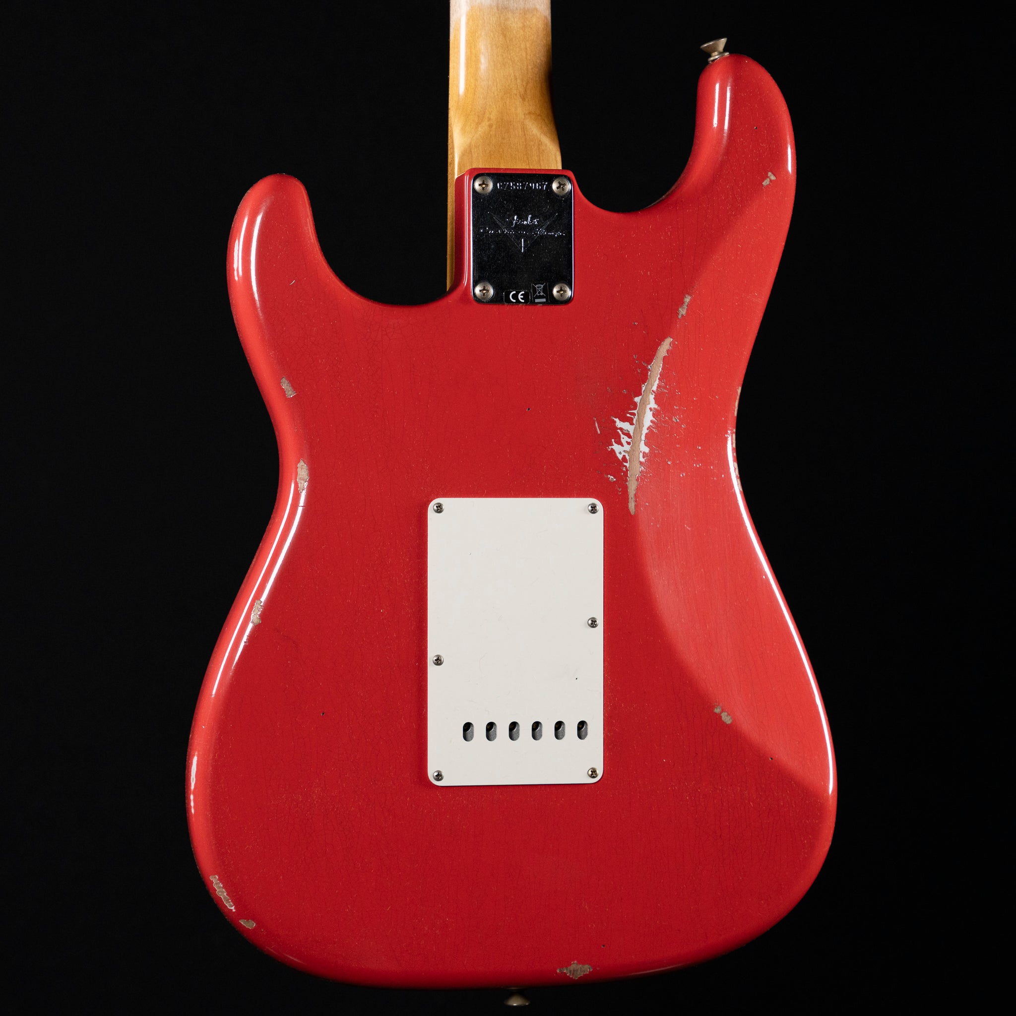 Fender Custom Shop ’62 Stratocaster Relic Electric Guitar – Fiesta Red - Midwood Guitar