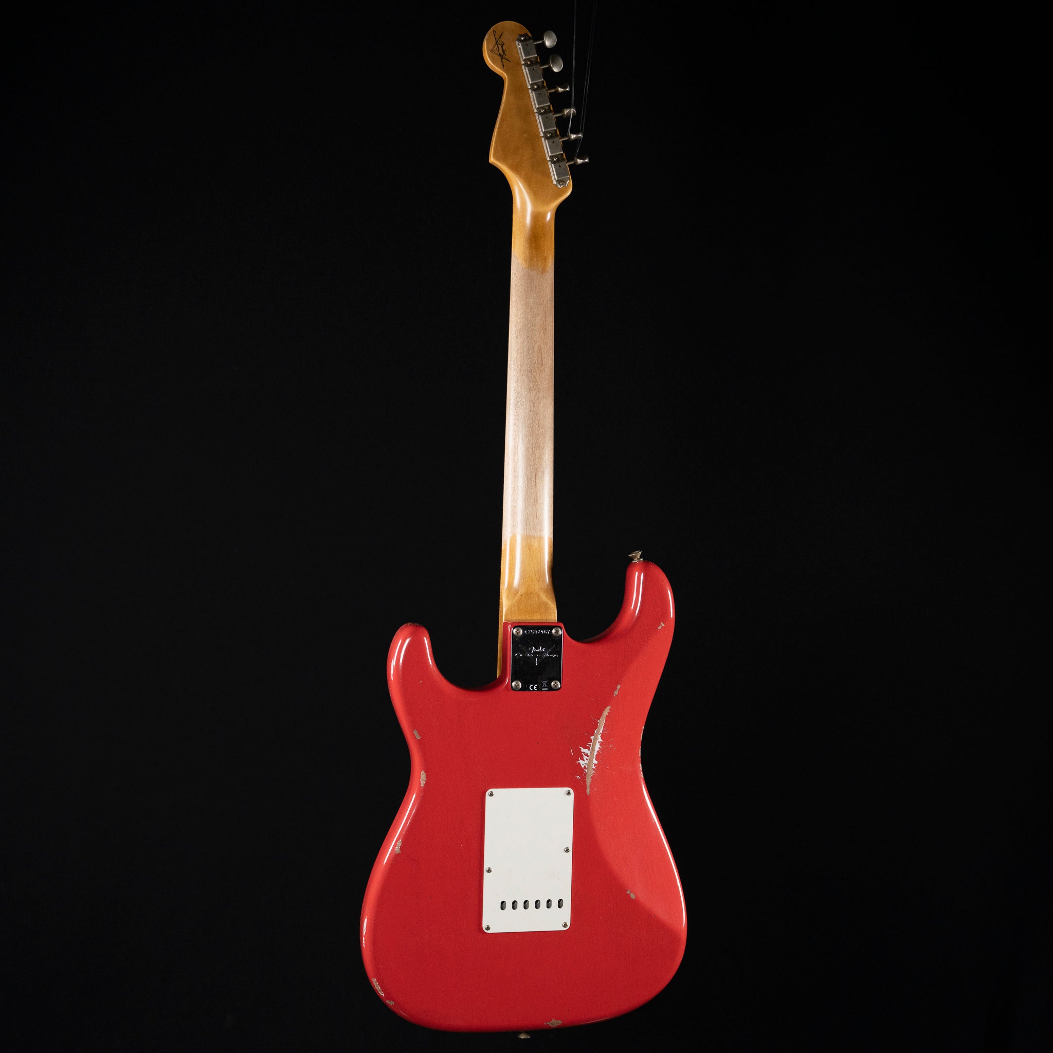 Fender Custom Shop ’62 Stratocaster Relic Electric Guitar – Fiesta Red - Midwood Guitar