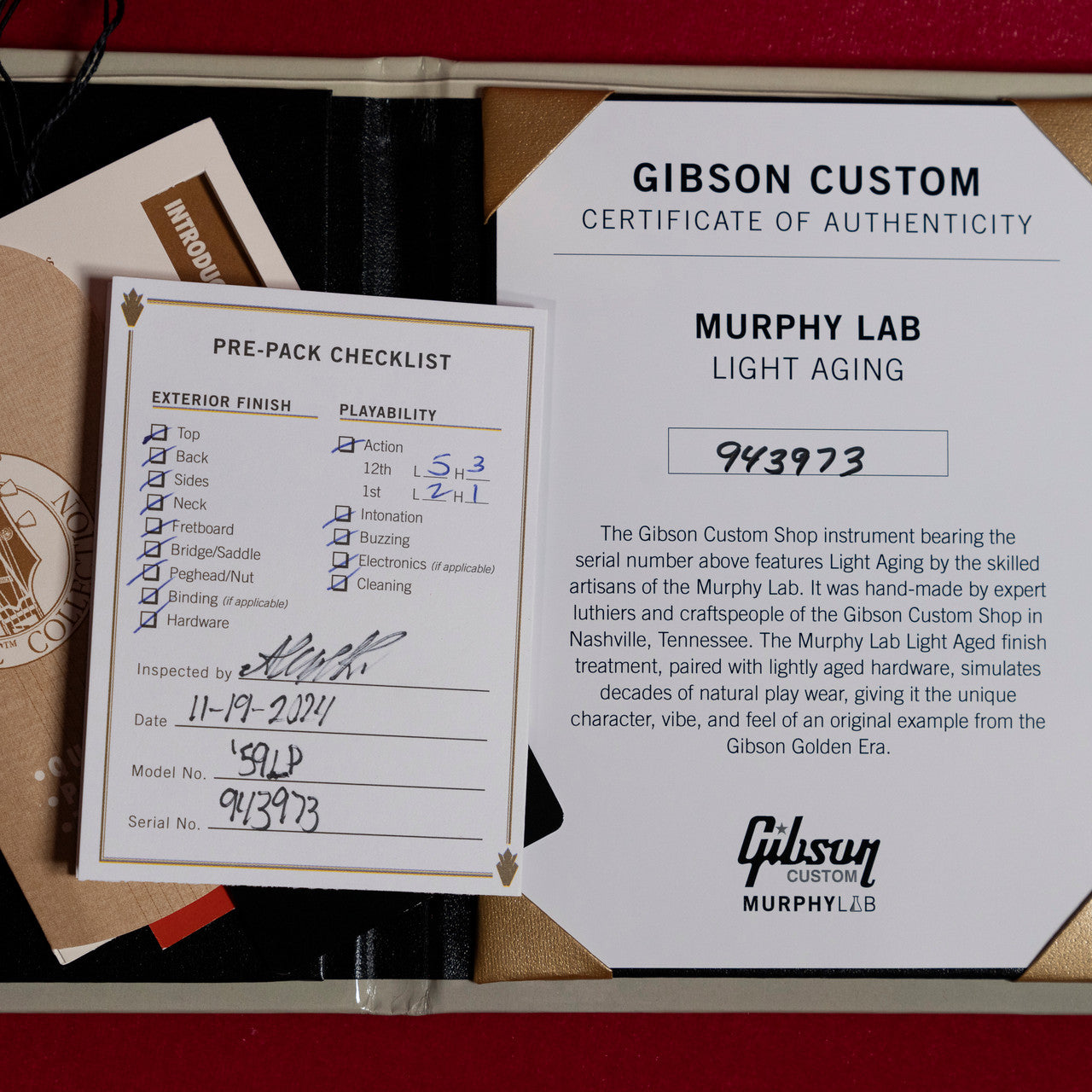 Gibson Murphy Lab 1959 Les Paul Standard Light Aged - Royal Tea Burst Gibson