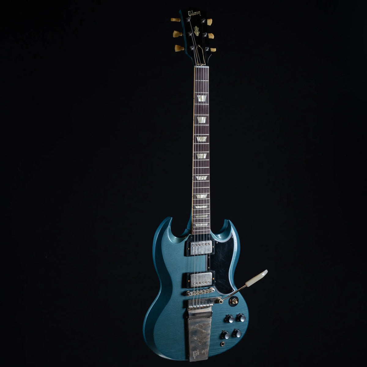 Gibson Murphy Lab 1964 SG Standard w/ Maestro Vibrola Ultra Light Aged - Pelham Blue Gibson