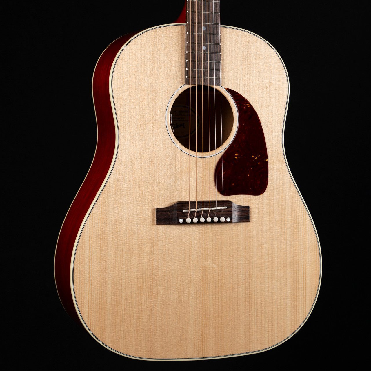 Gibson J-45 Standard Acoustic Guitar - Natural w/ Red Back