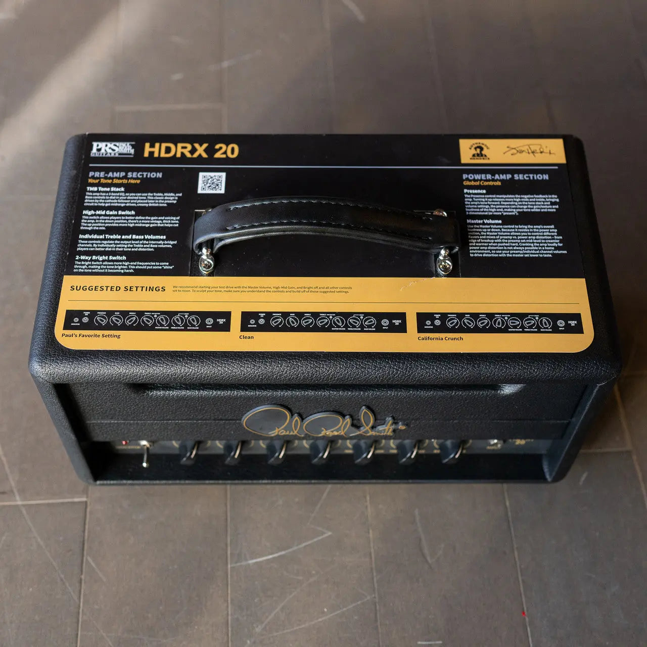 PRS HDRX 20 - 20-watt Tube Head PRS Guitars