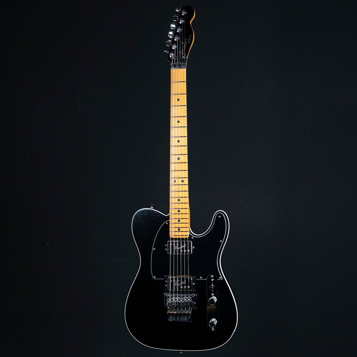 2025 Fender American Ultra Luxe Tele Floyd Rose HH - Mystic Black | Preowned