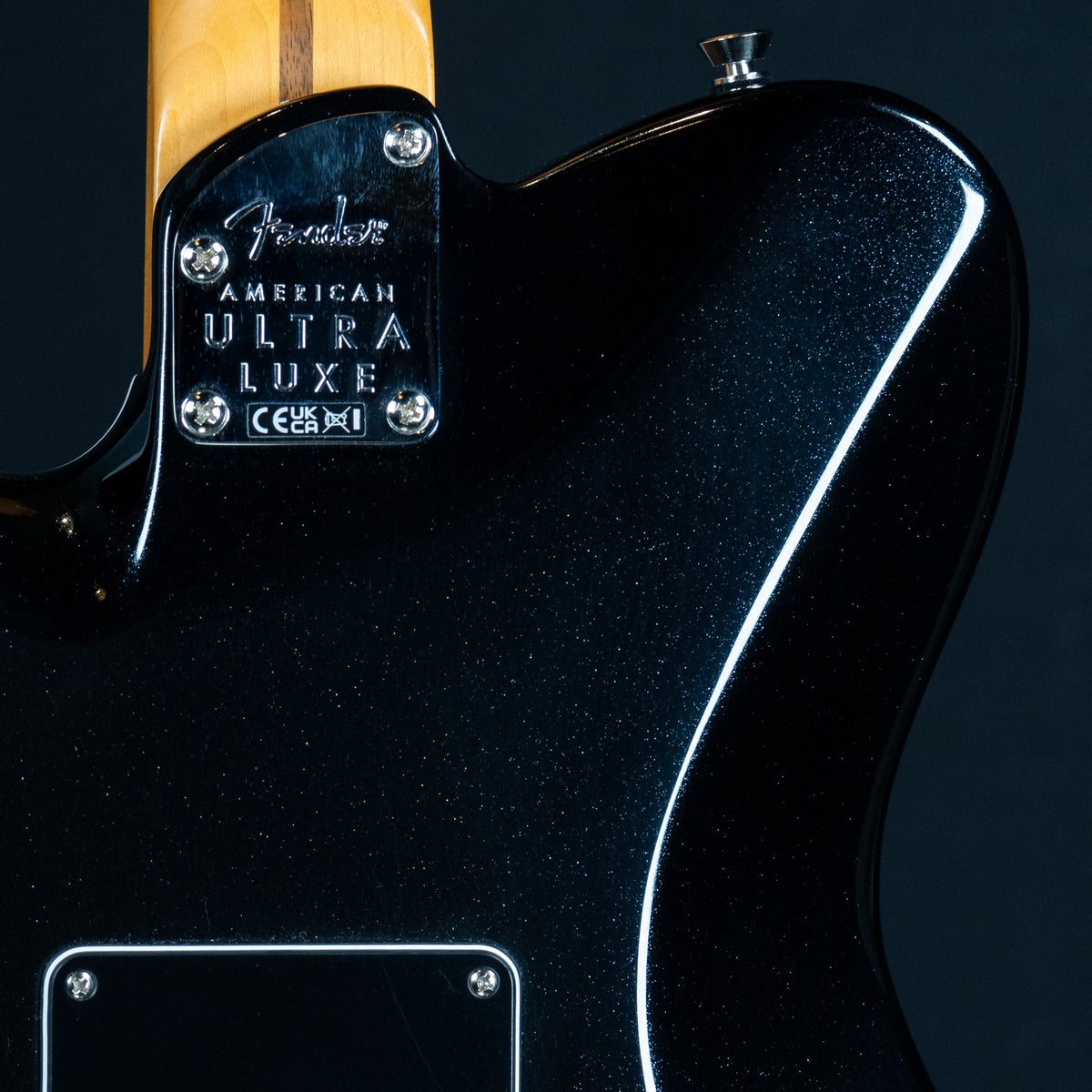 2025 Fender American Ultra Luxe Tele Floyd Rose HH - Mystic Black | Preowned