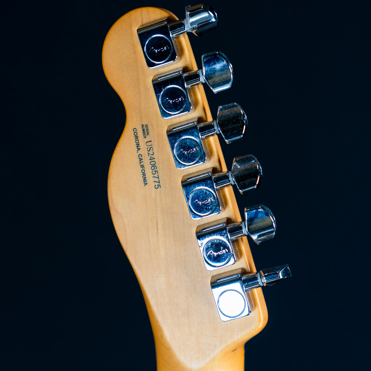 2025 Fender American Ultra Luxe Tele Floyd Rose HH - Mystic Black | Preowned