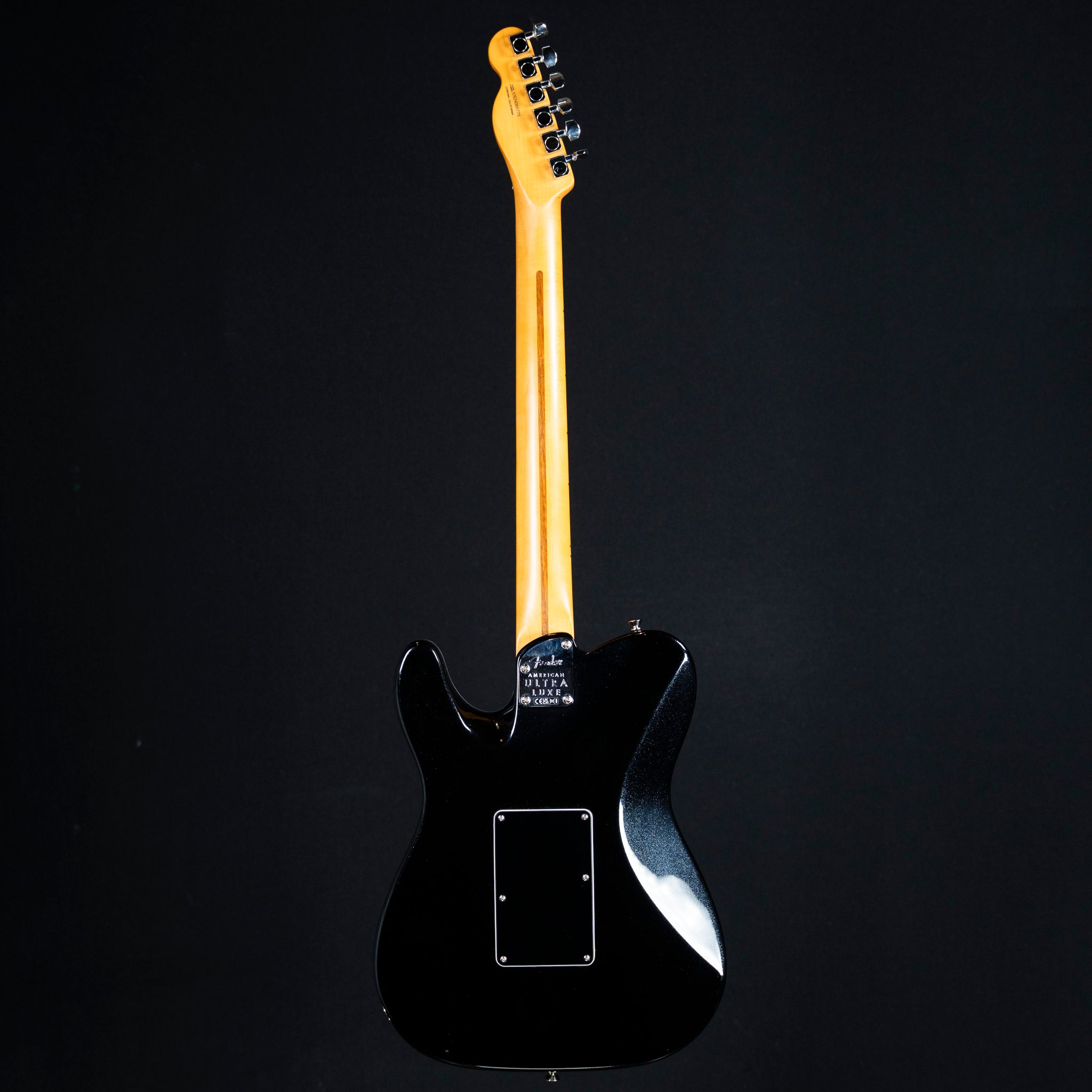 2025 Fender American Ultra Luxe Tele Floyd Rose HH - Mystic Black | Preowned