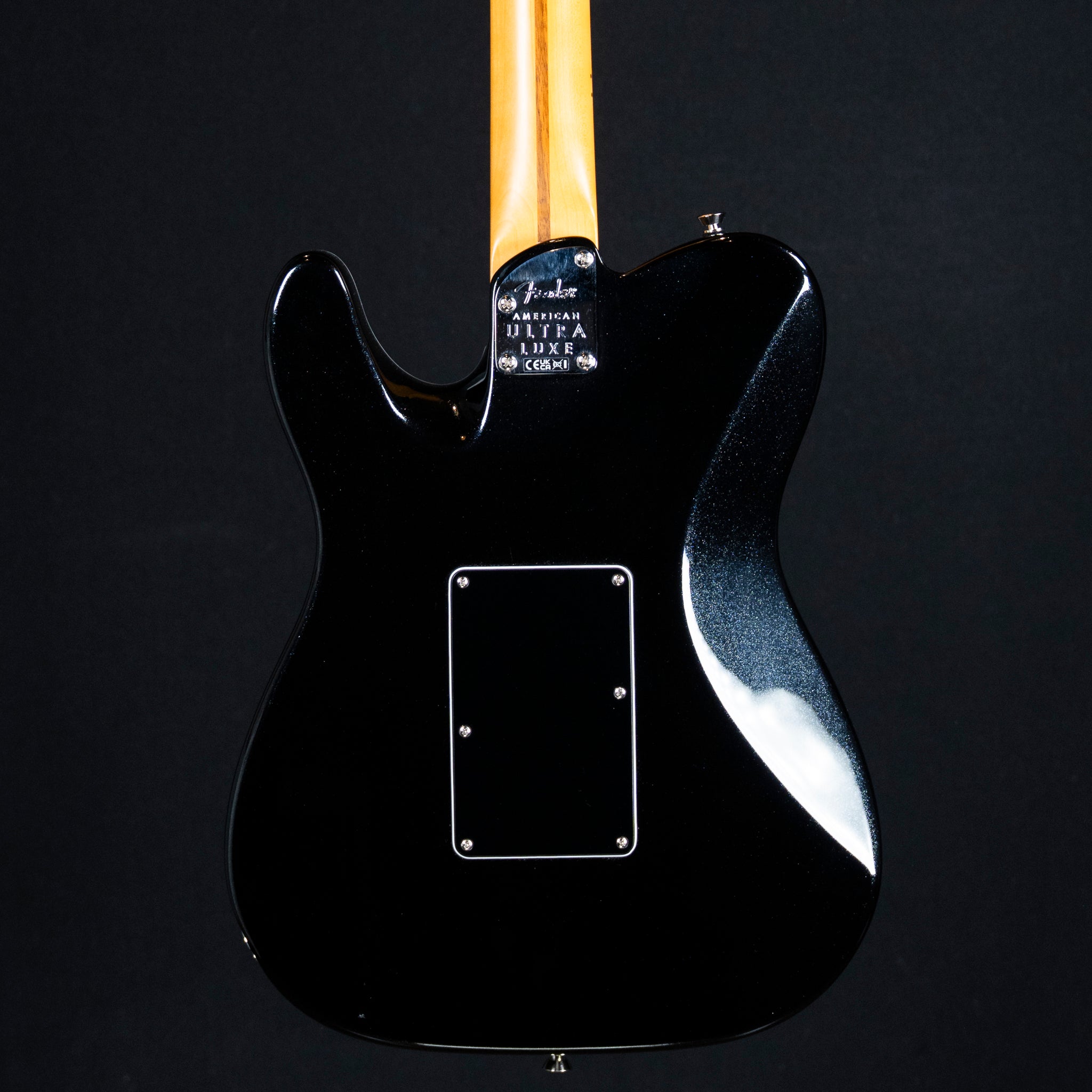 2025 Fender American Ultra Luxe Tele Floyd Rose HH - Mystic Black | Preowned