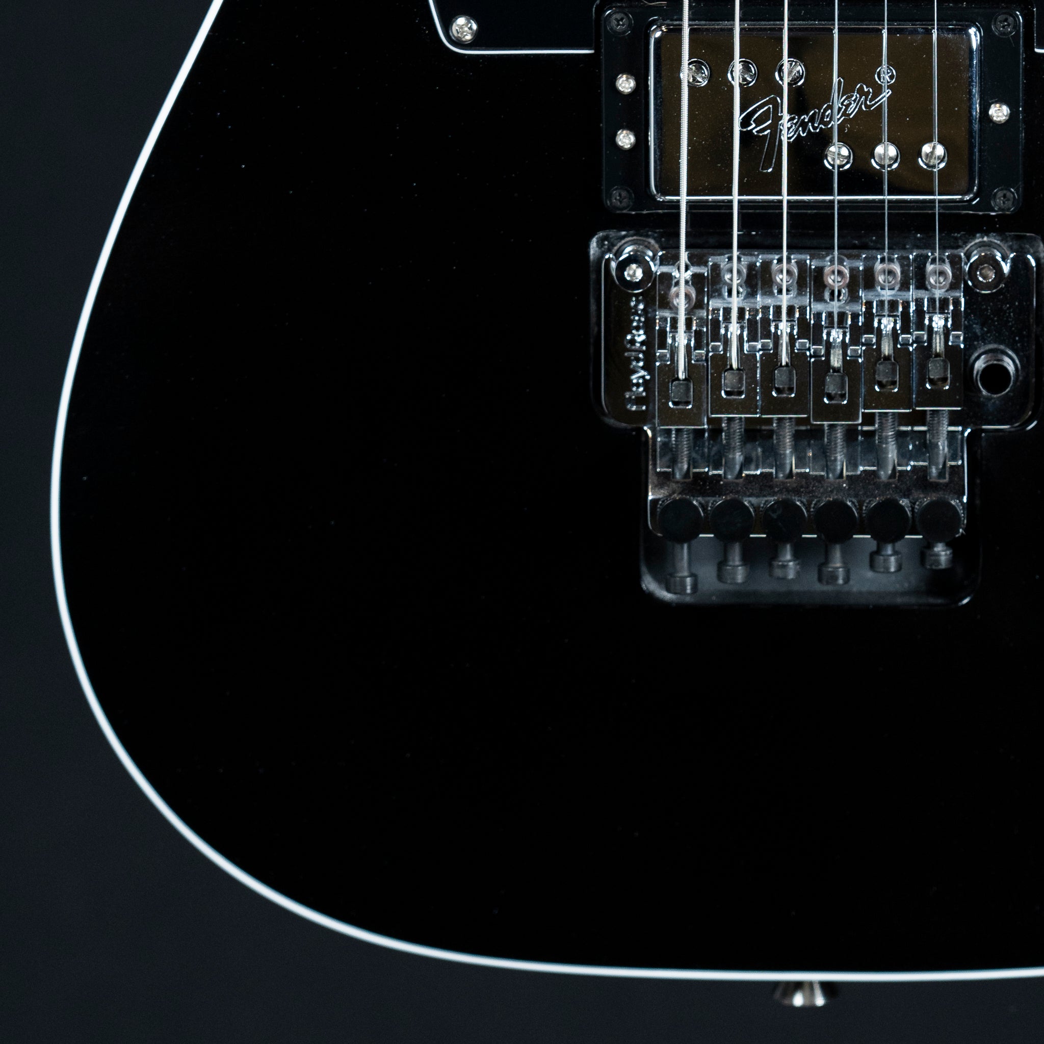 2025 Fender American Ultra Luxe Tele Floyd Rose HH - Mystic Black | Preowned
