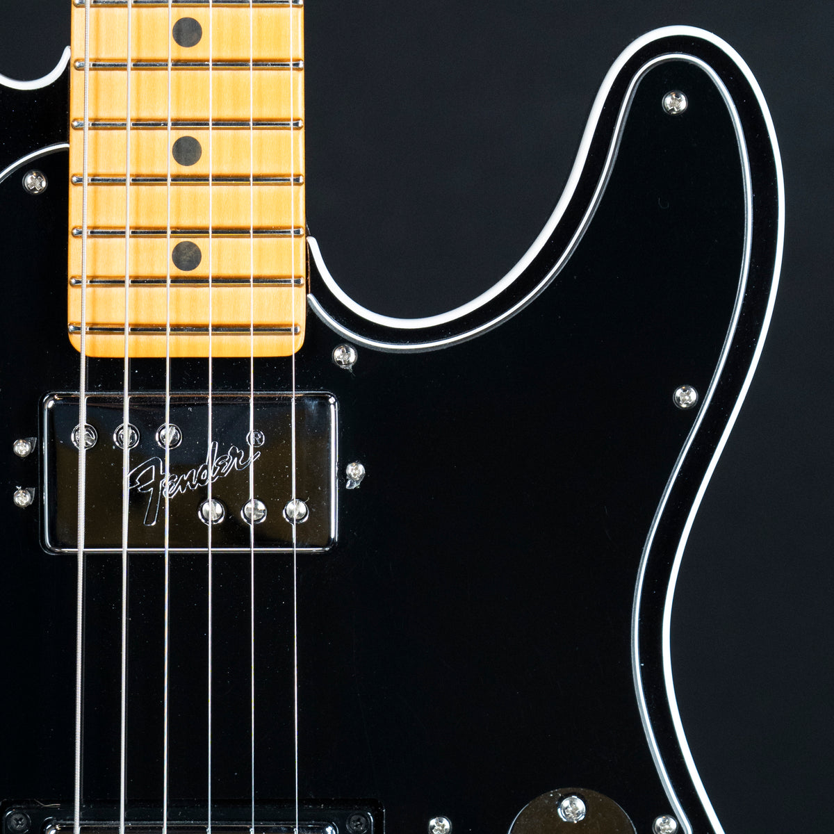 2025 Fender American Ultra Luxe Tele Floyd Rose HH - Mystic Black | Preowned