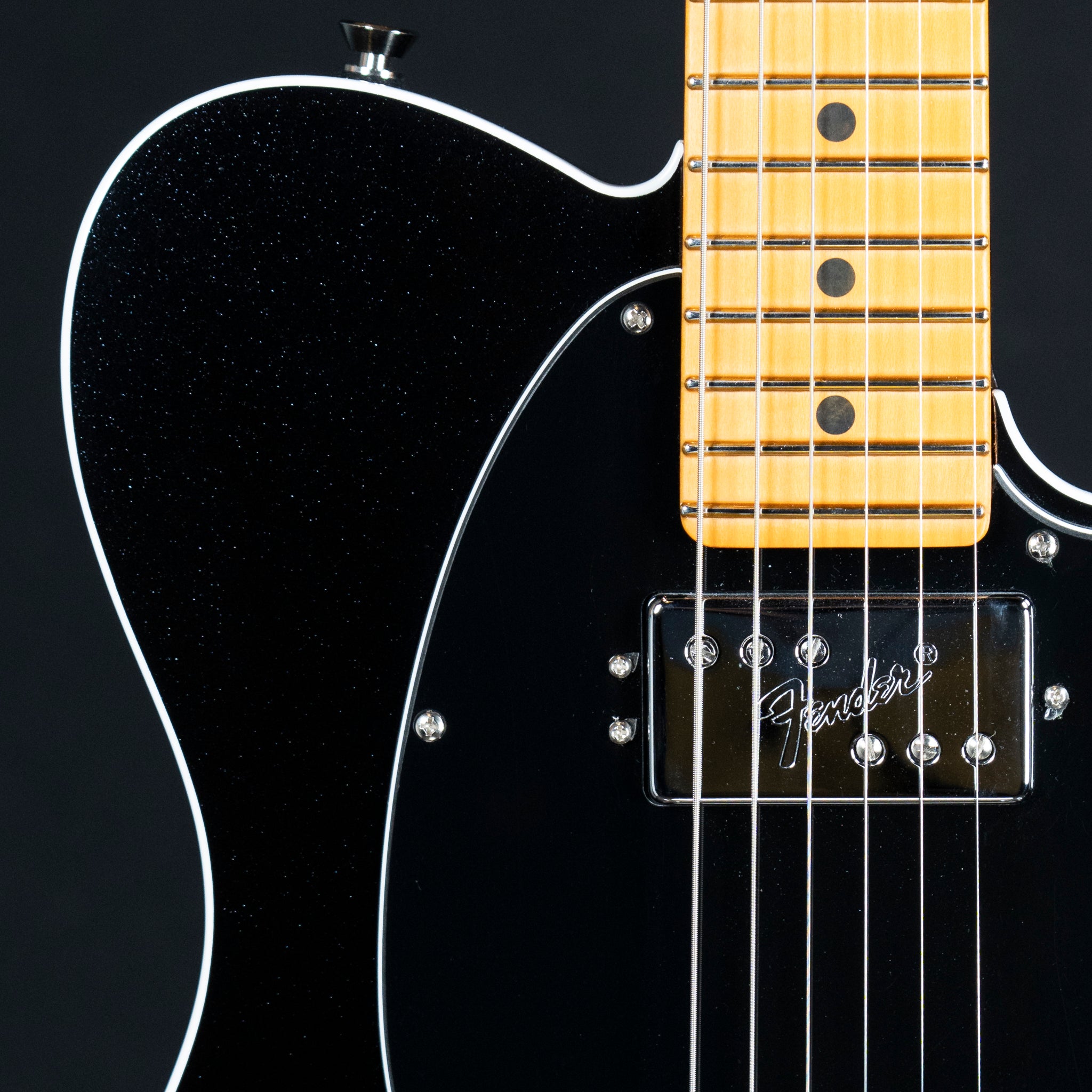 2025 Fender American Ultra Luxe Tele Floyd Rose HH - Mystic Black | Preowned