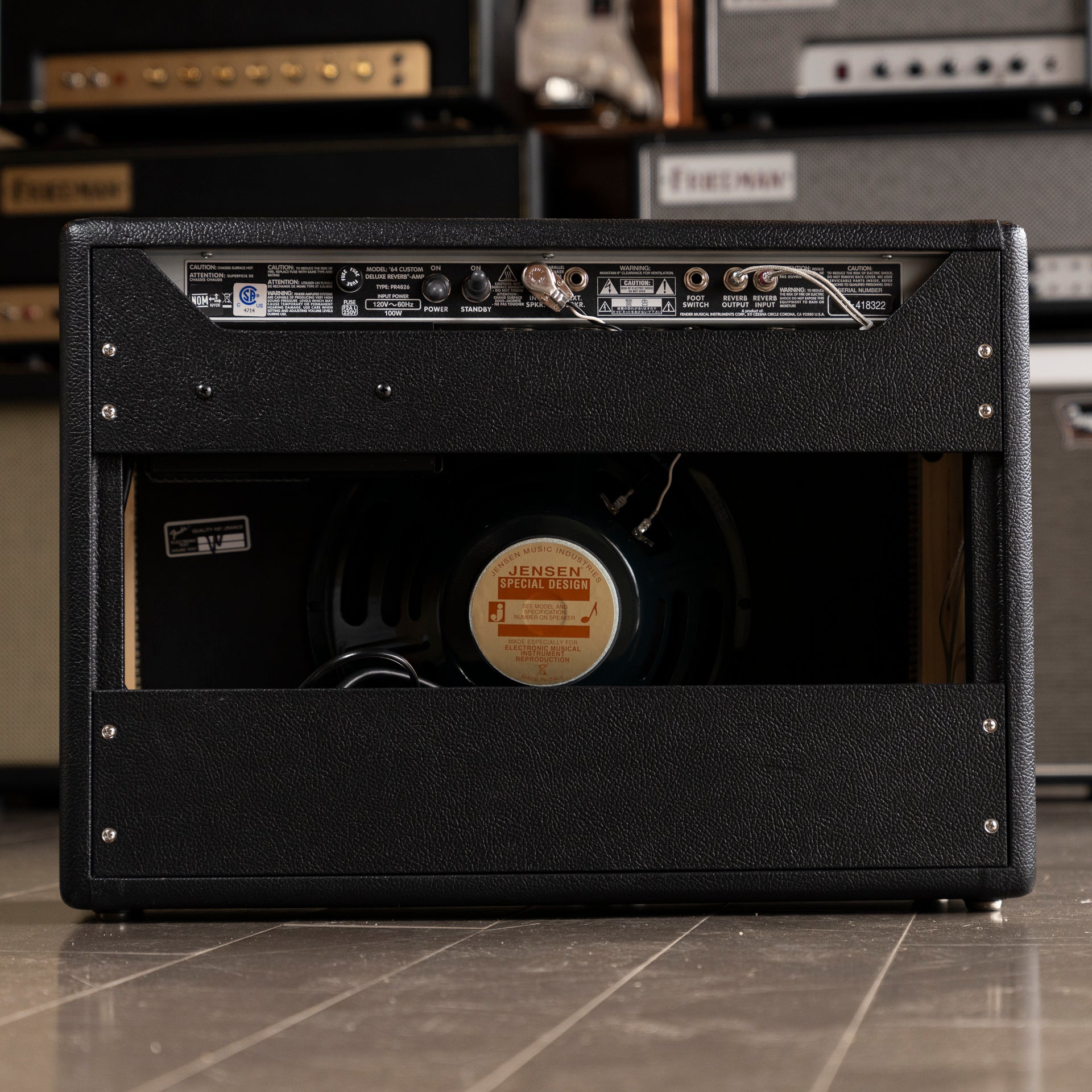 2024 Fender ’64 Handwired Deluxe Reverb 1X12 Combo Amplifier - Midwood Guitar