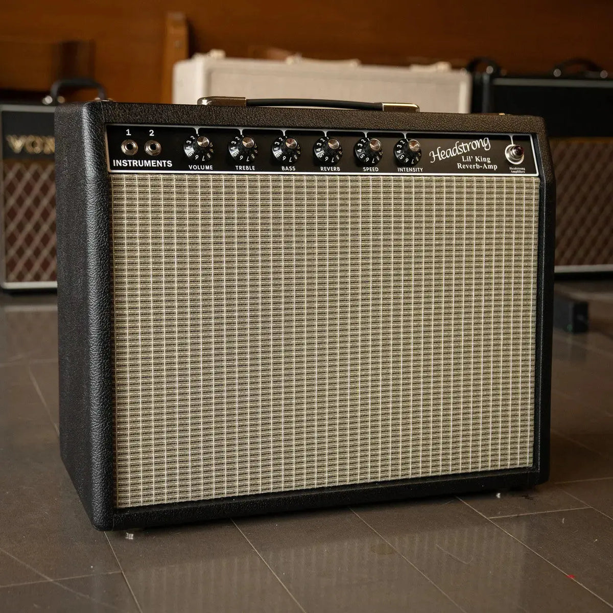 Headstrong Lil' King Reverb 1x12 Combo - Black w/ Aged Cloth Headstrong Amps