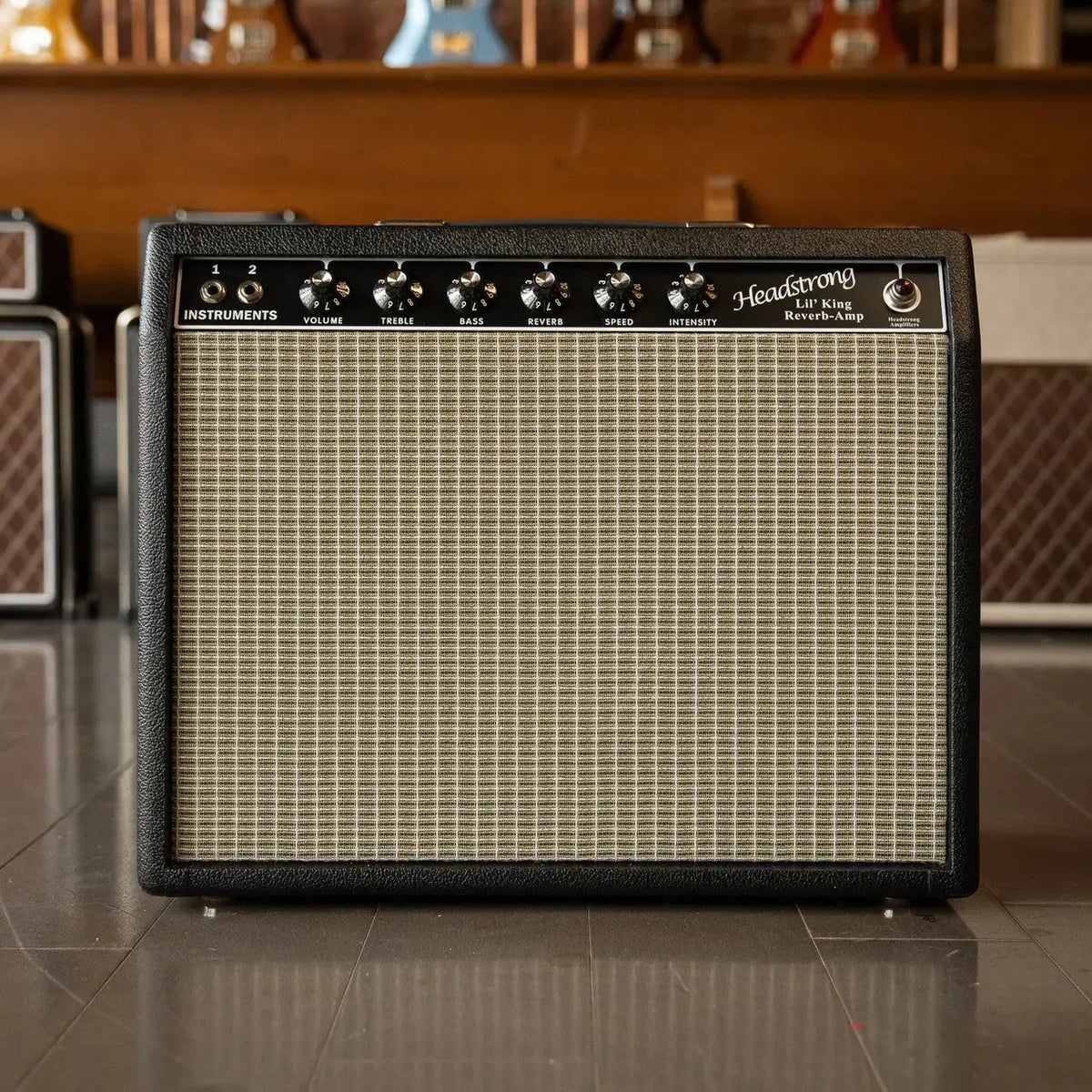 Headstrong Lil' King Reverb 1x12 Combo - Black w/ Aged Cloth Headstrong Amps