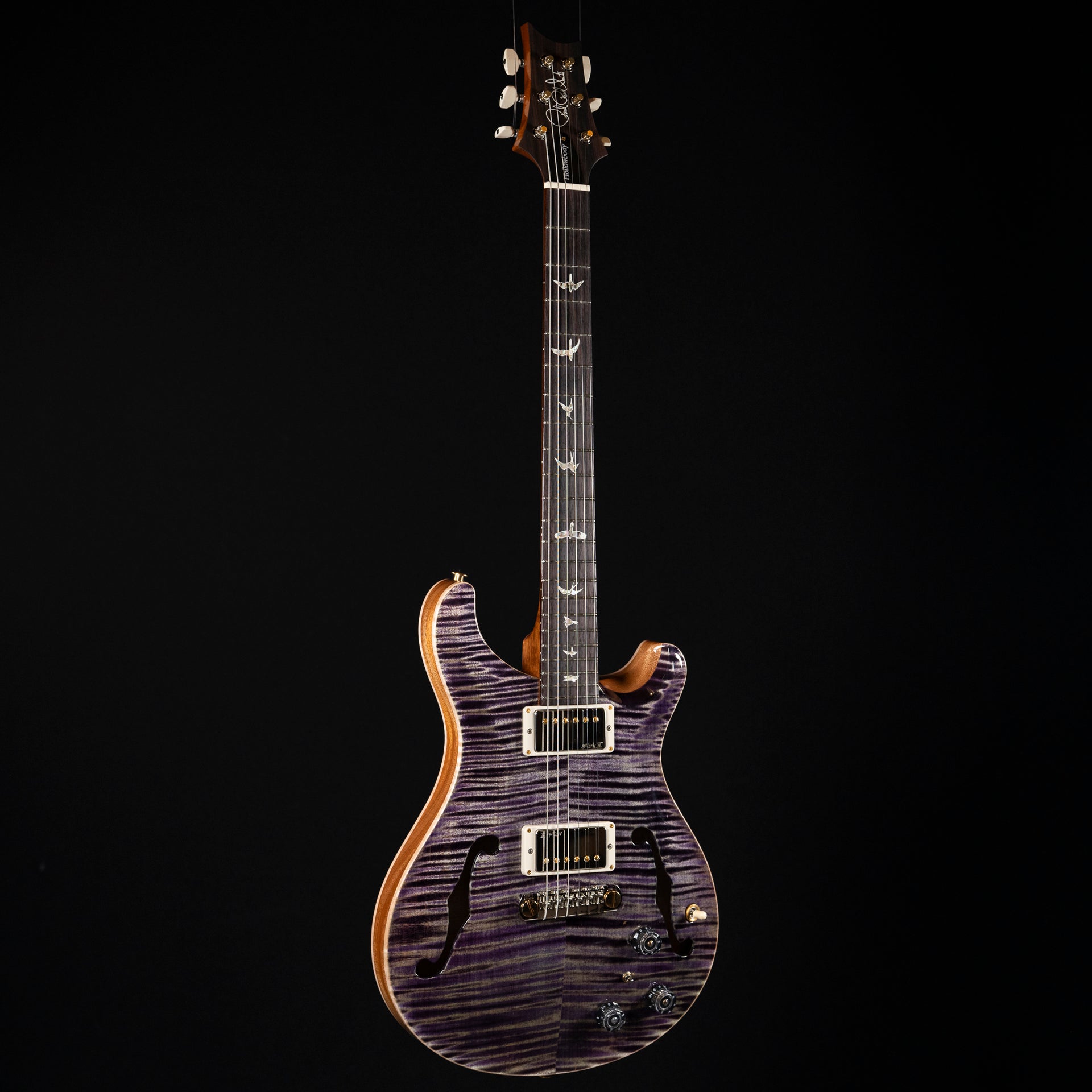 PRS Hollowbody II Piezo 10-Top Electric Guitar - Aurora Borealis - Midwood Guitar