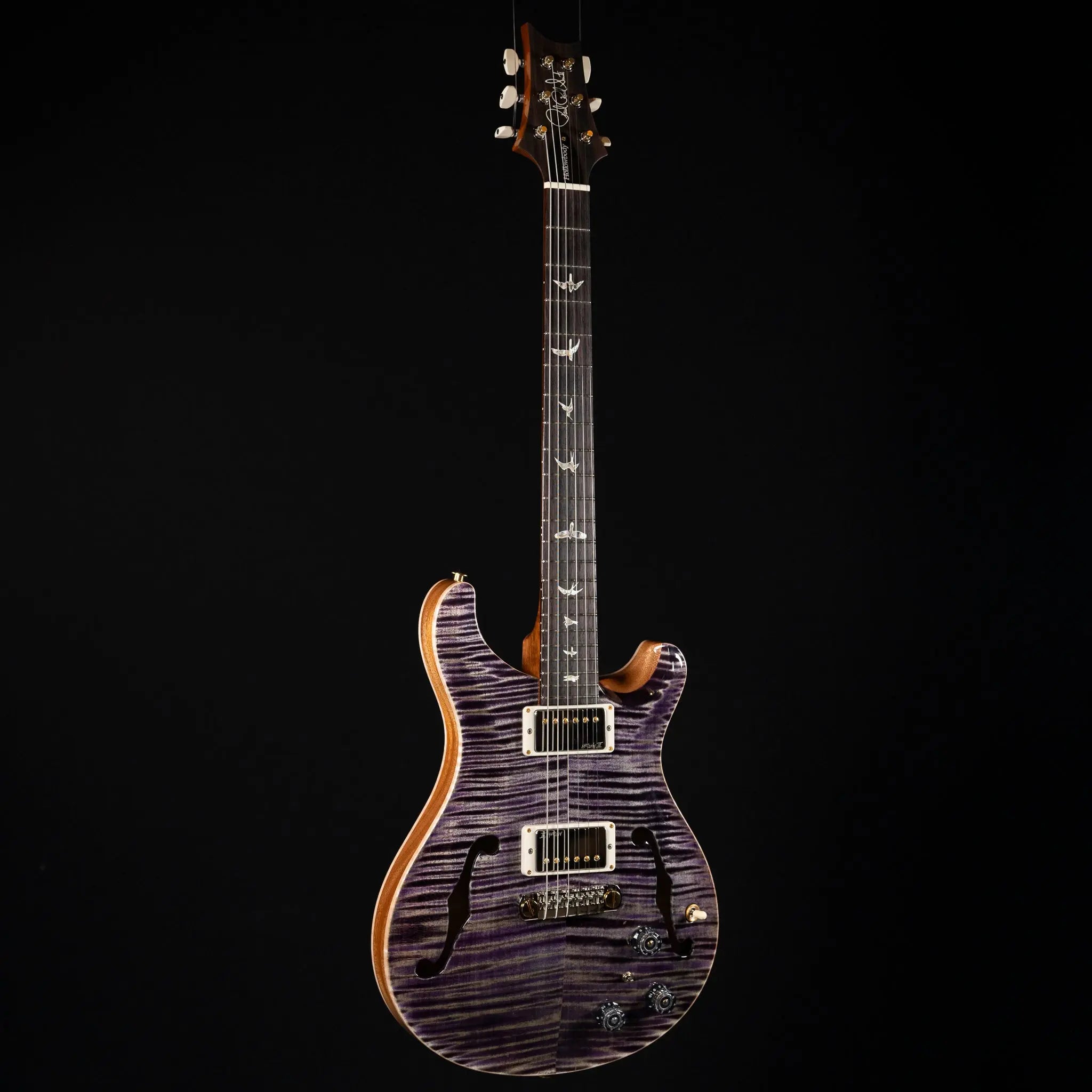 PRS Hollowbody II Piezo 10-Top Electric Guitar - Aurora Borealis - Midwood Guitar