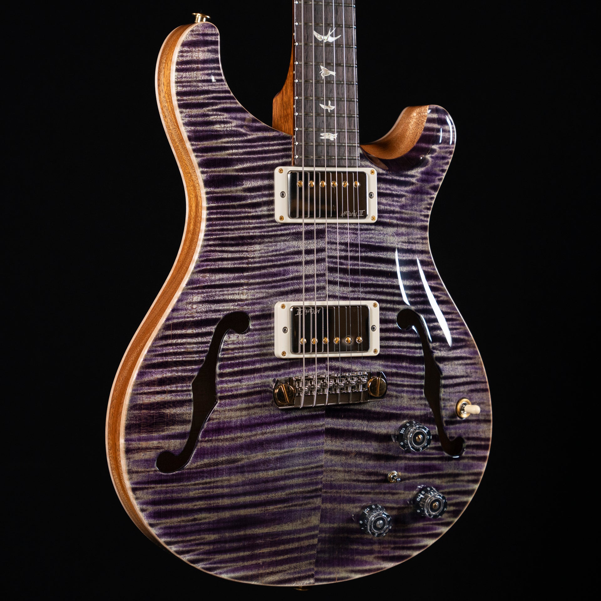 PRS Hollowbody II Piezo 10-Top Electric Guitar - Aurora Borealis - Midwood Guitar