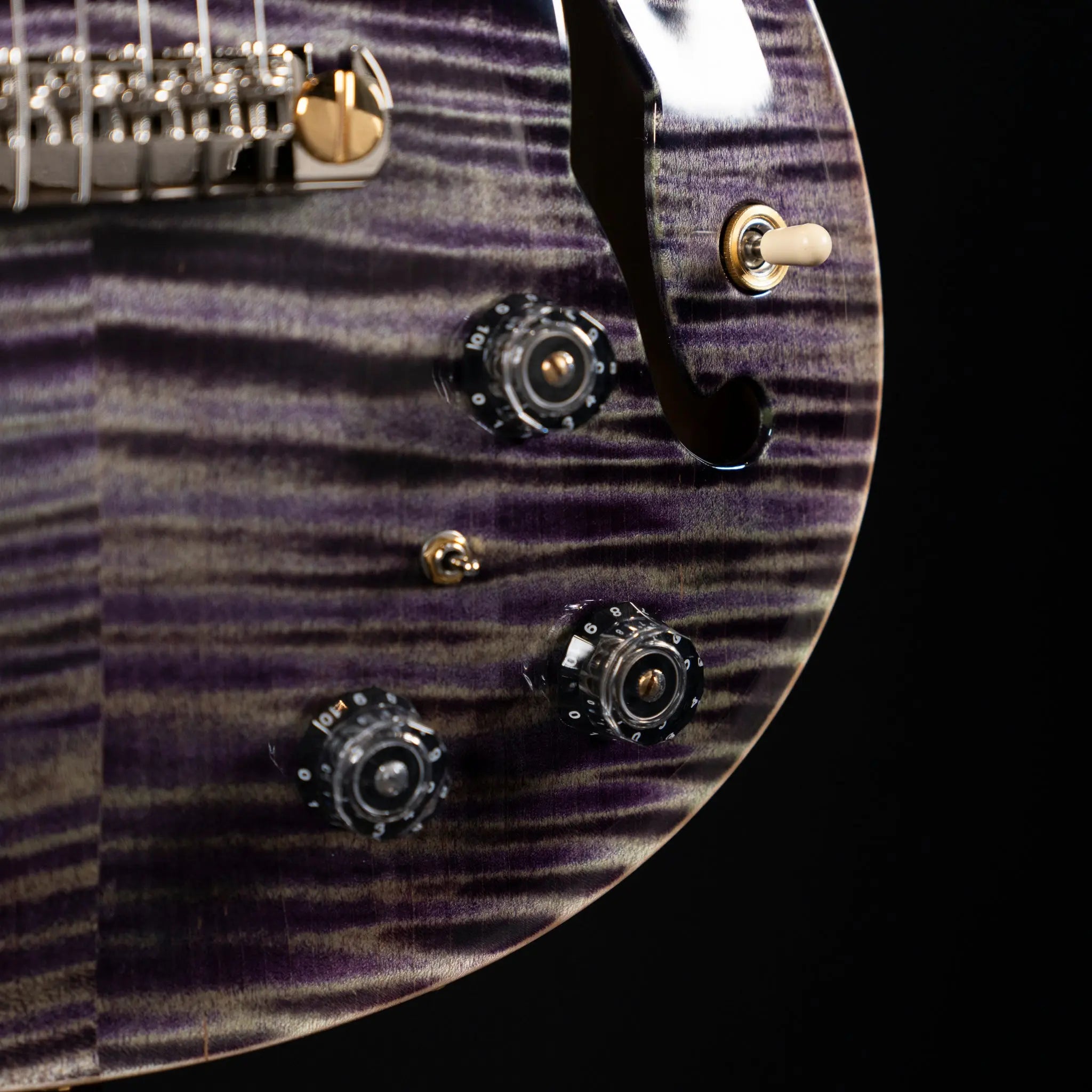 PRS Hollowbody II Piezo 10-Top Electric Guitar - Aurora Borealis - Midwood Guitar