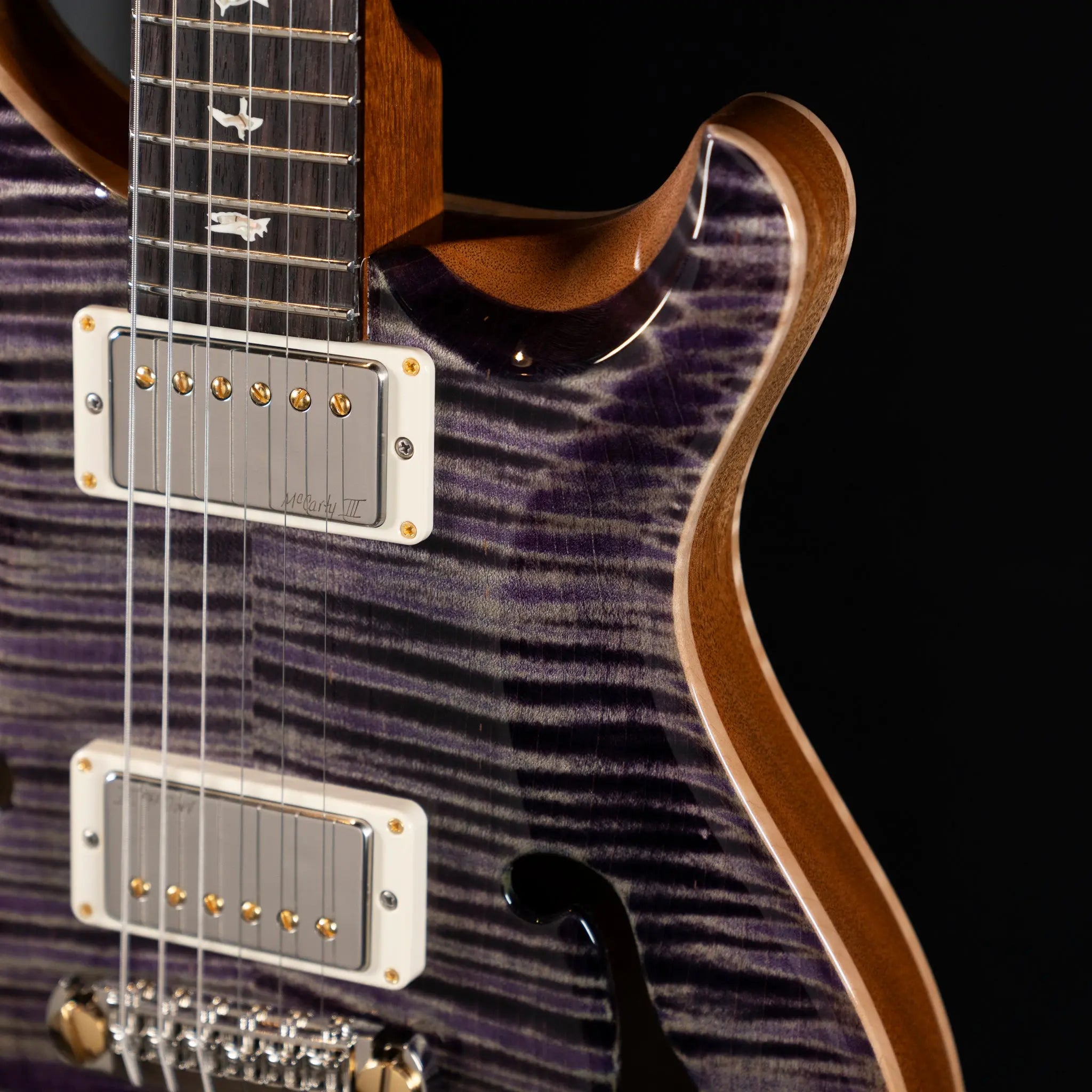 PRS Hollowbody II Piezo 10-Top Electric Guitar - Aurora Borealis - Midwood Guitar