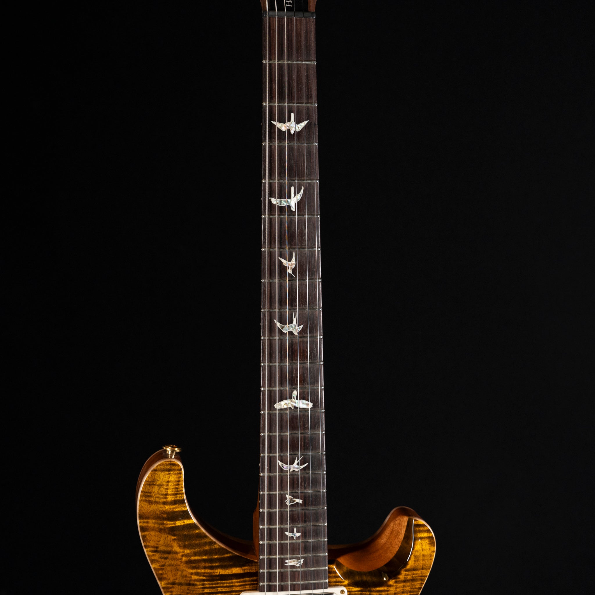 2020 PRS Hollowbody II Piezo 10-Top - Yellow Tiger - Midwood Guitar