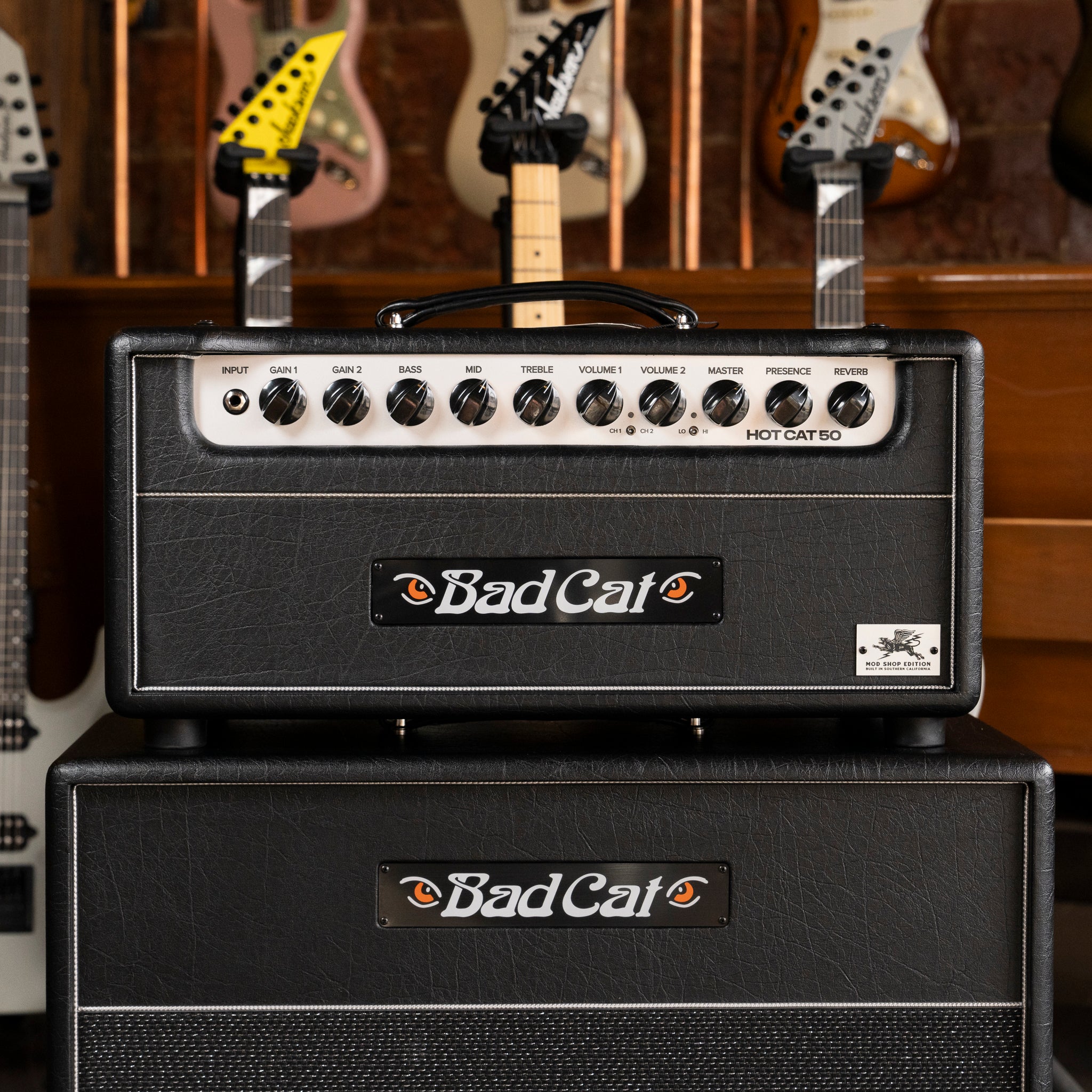 Bad Cat Mod Shop Hot Cat 50 Tube Amplifier Head - Midwood Guitar