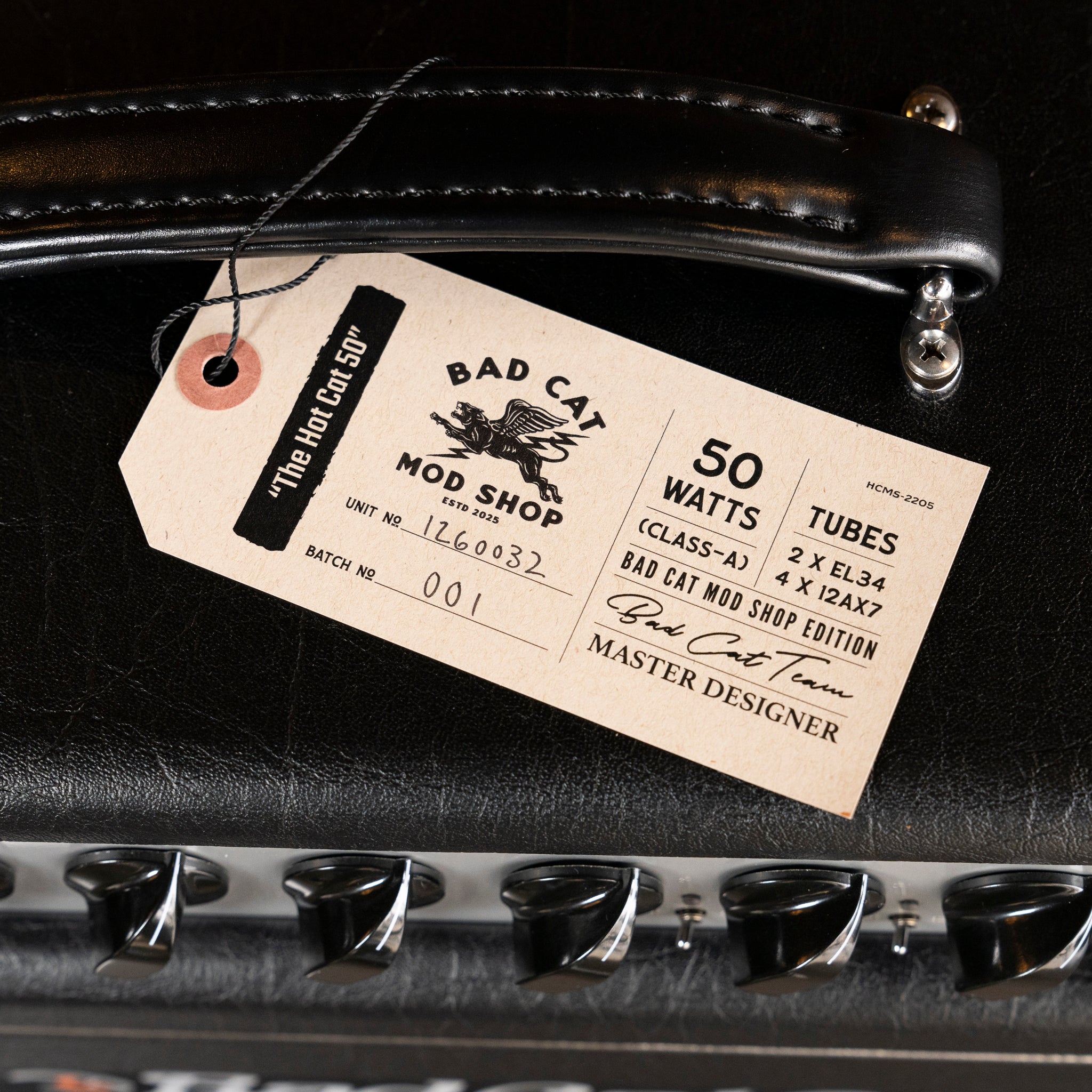 Bad Cat Mod Shop Hot Cat 50 Tube Amplifier Head - Midwood Guitar