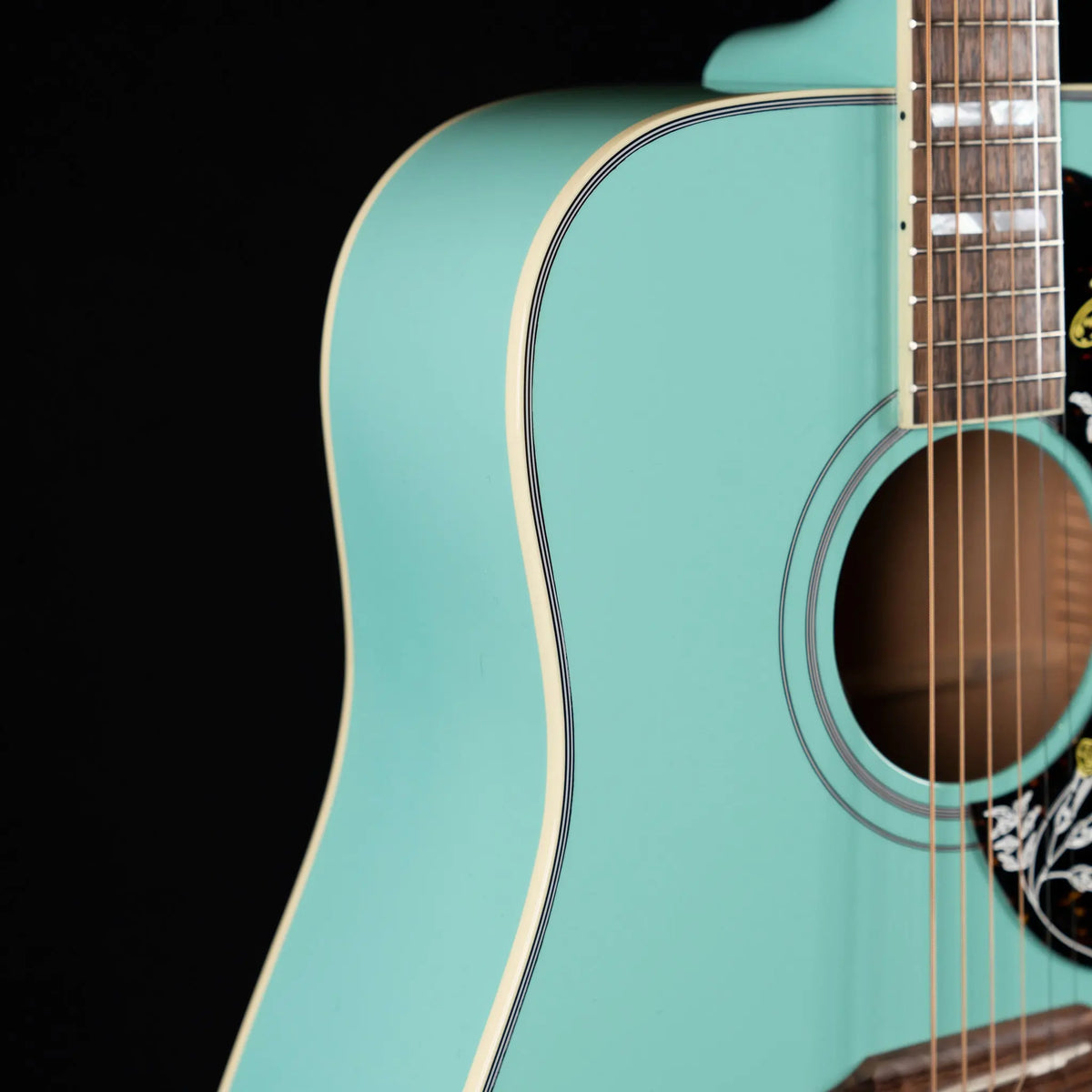 Gibson Hummingbird Standard Acoustic/Electric Guitar – Southwestern Turquoise Gibson