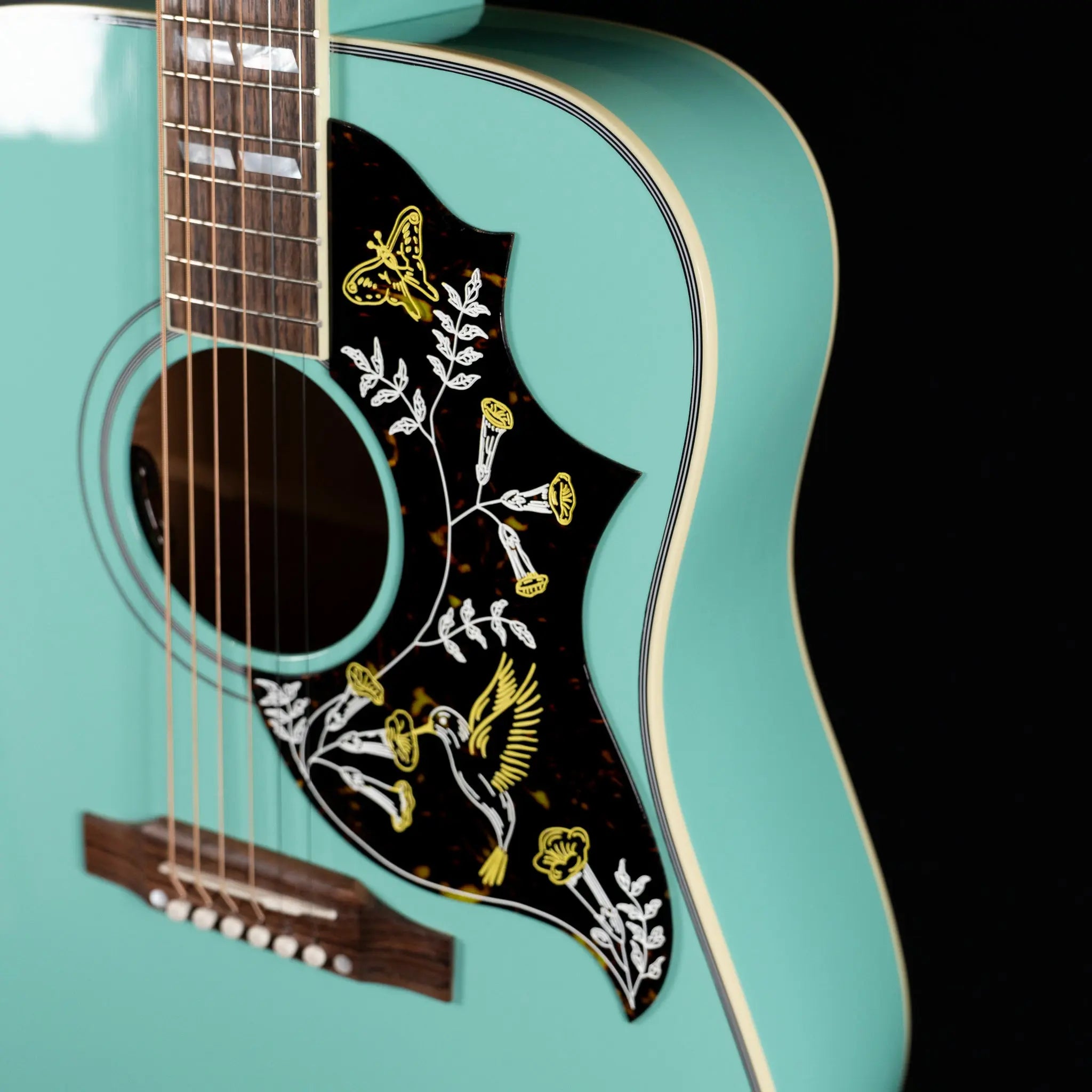 Gibson Hummingbird Standard Acoustic/Electric Guitar – Southwestern Turquoise Gibson
